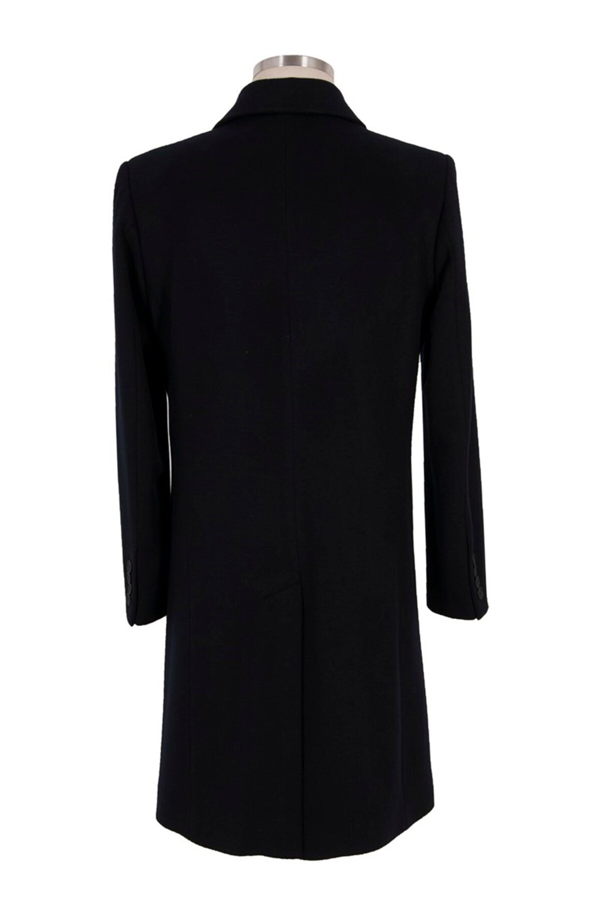 BLU  % 100 Kaşmir Kruvaze Palto - Görsel 4