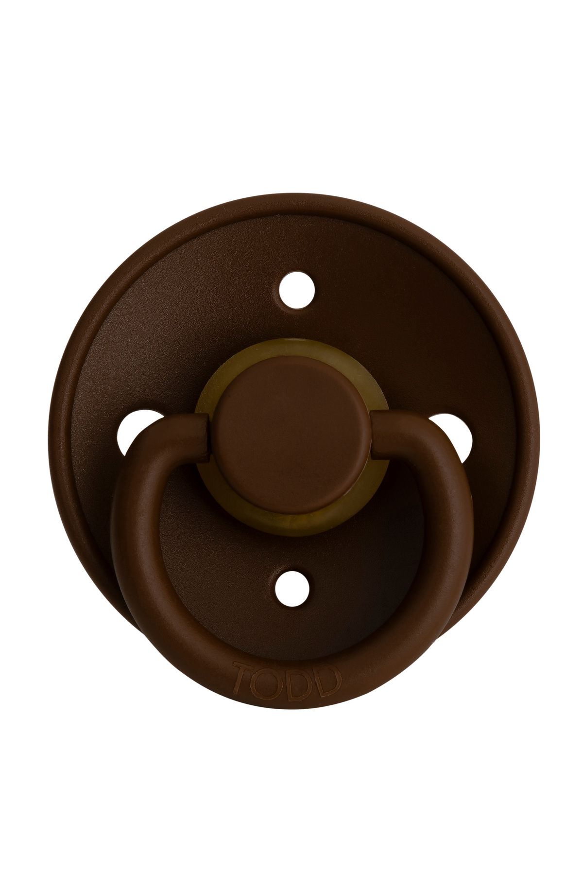 todd-Basic Rubber Pacifier - Cocoa 6-18 Months 1