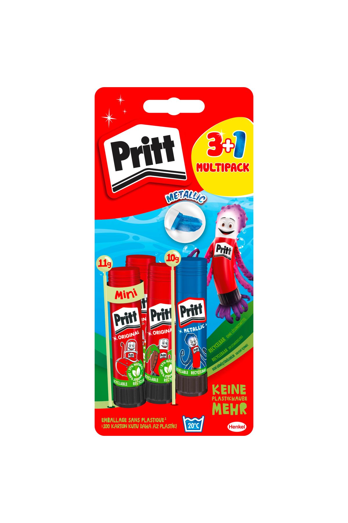 Pritt Stick 3*11gr 1*10grsolvent Içermez