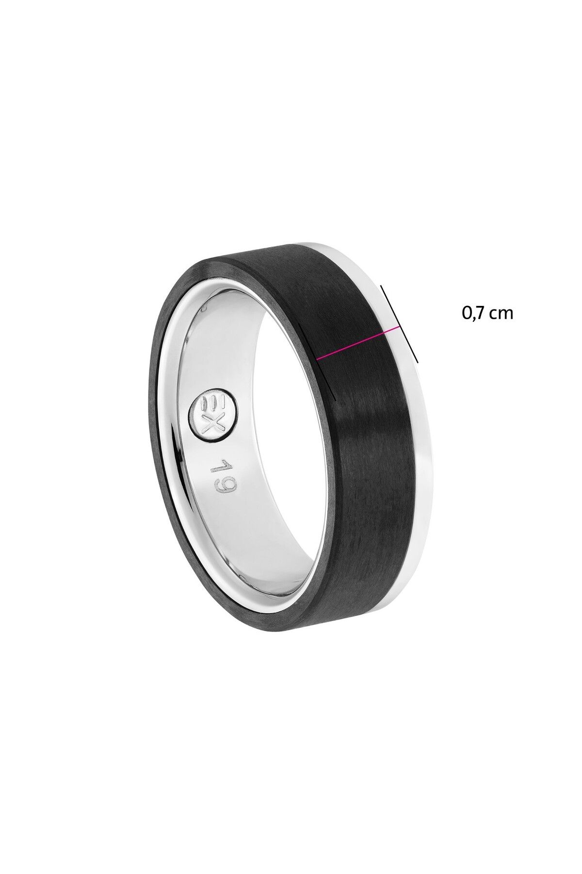 Energetix-Stainless Steel Carbon Ring Magnetic Ring 4