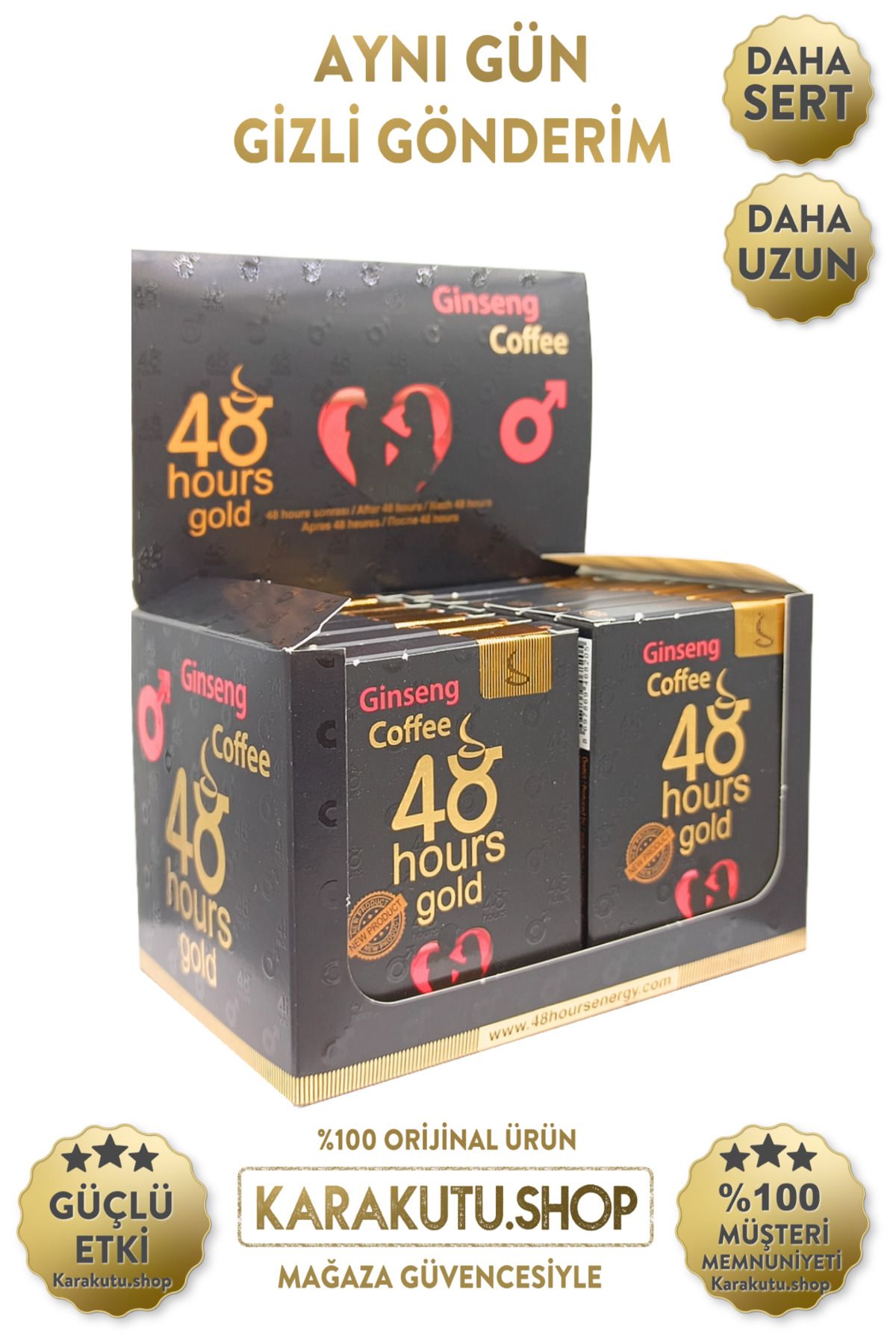 GOLD Q7 48 Hours Gold Kahve 12 Adet