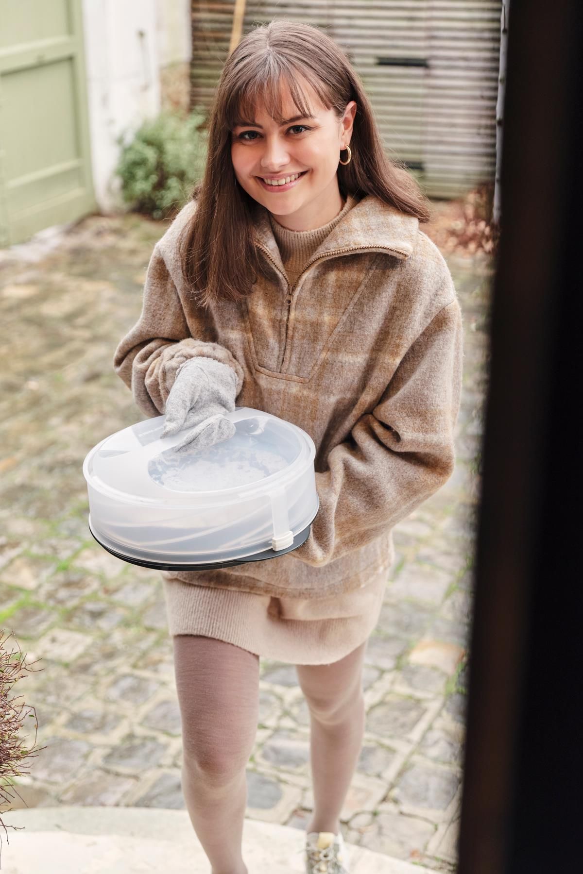 Tupperware-Verstellbarer Kuchen-, Kuchen- und Servierbehälter 6