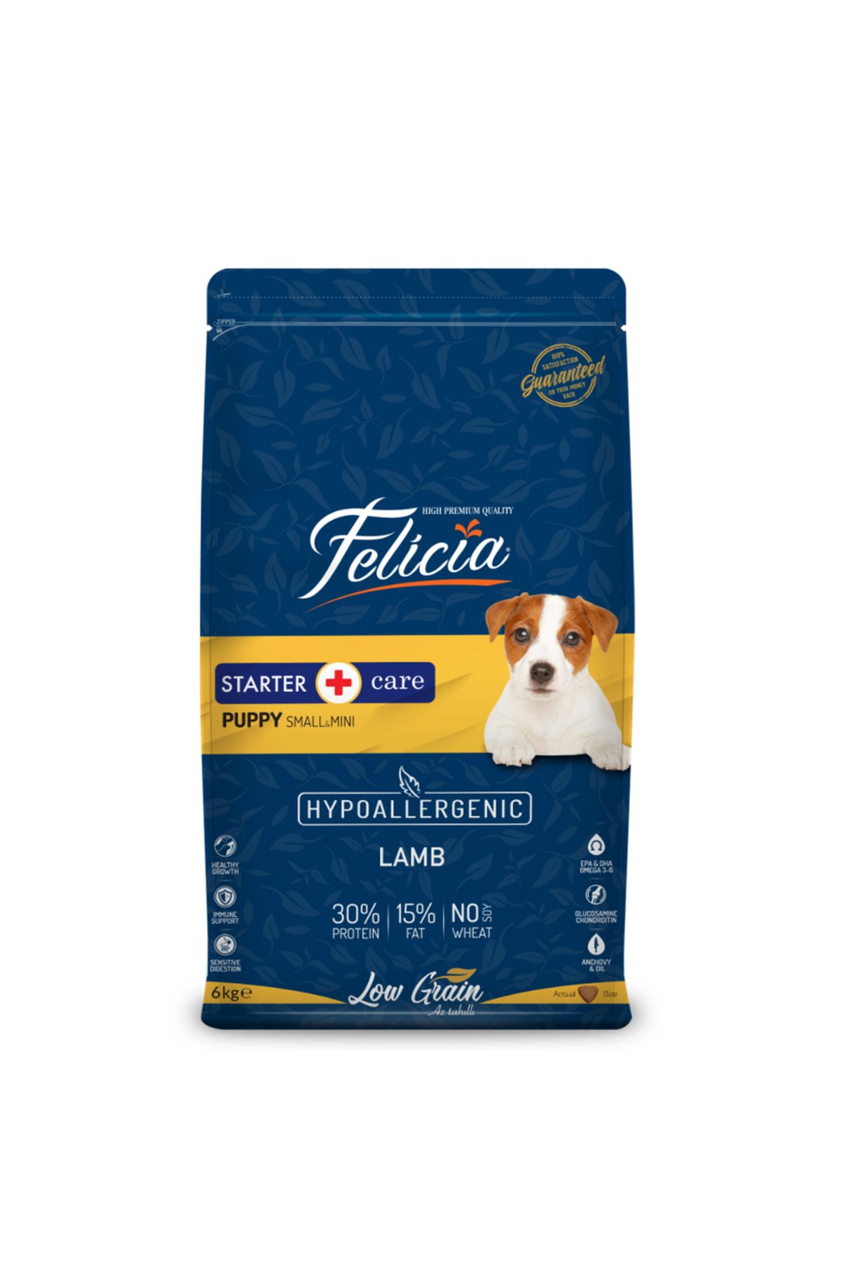 Felicia 6 Kg Yavru Kuzulu Small/mini Az Tahıllı Hypoallergenic Köpek Maması