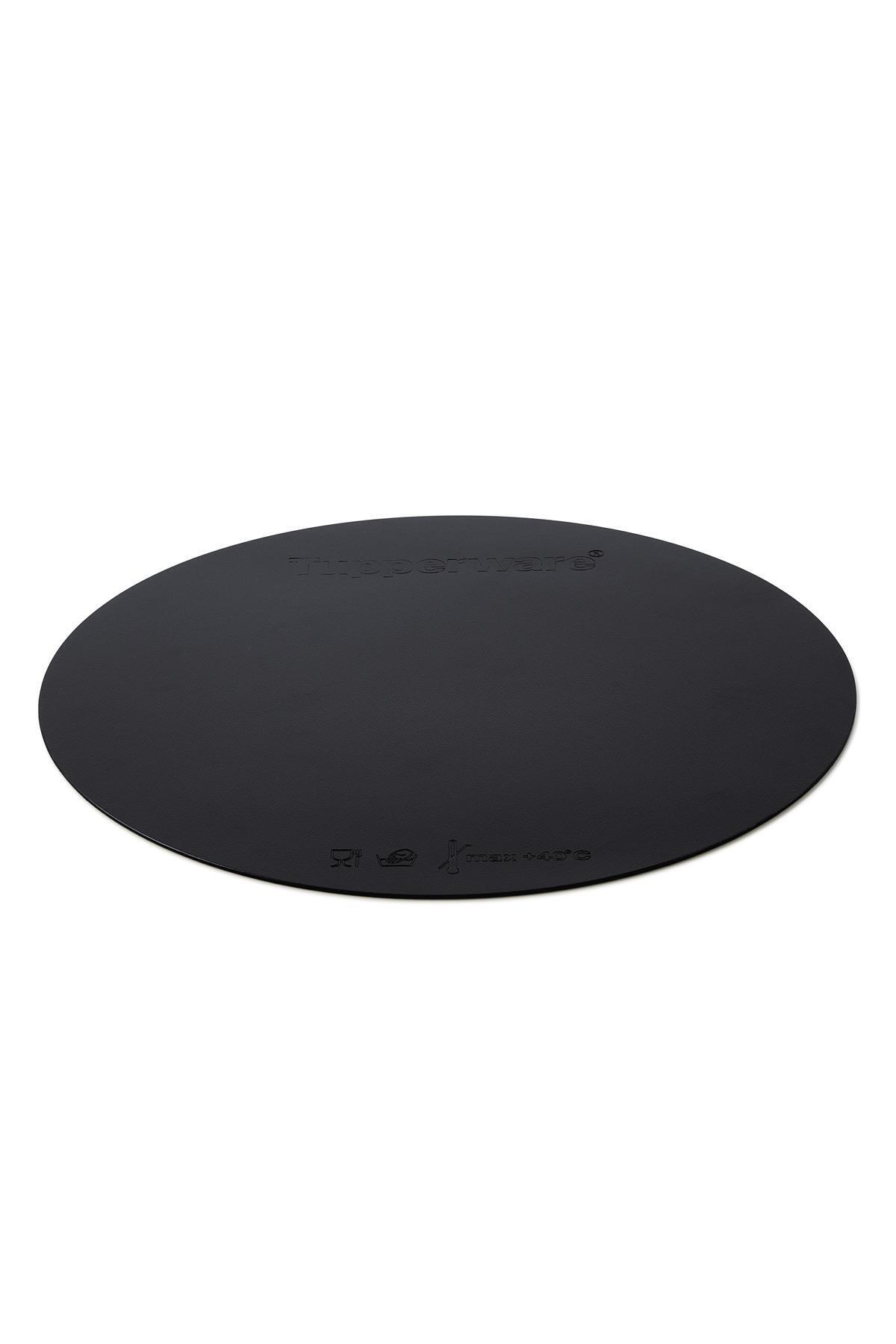 Tupperware-Round Black Flexible Cutting Board 2