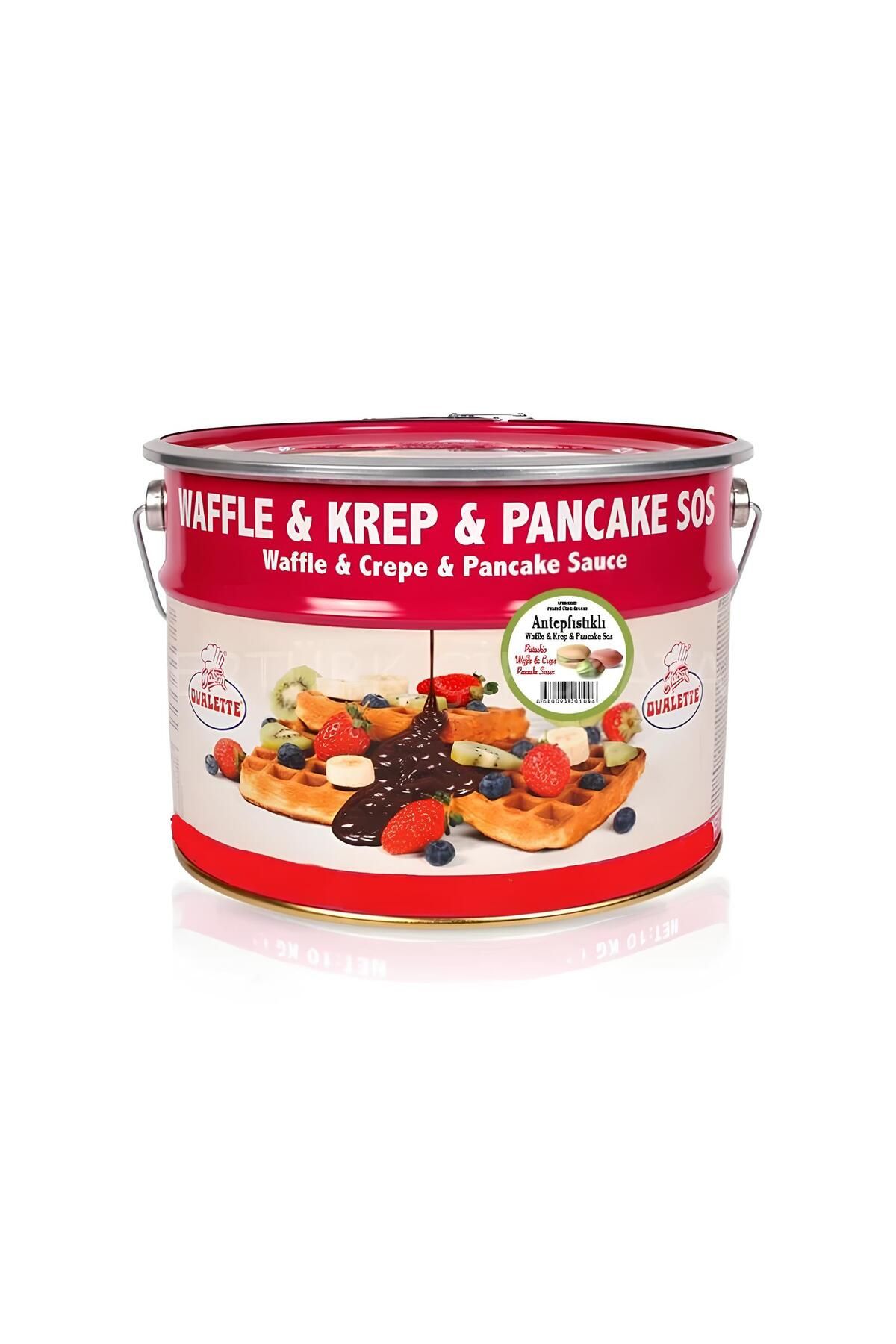 ovalette Waffle & Krep Pancake Antep Fistikli Sos 10 Kg