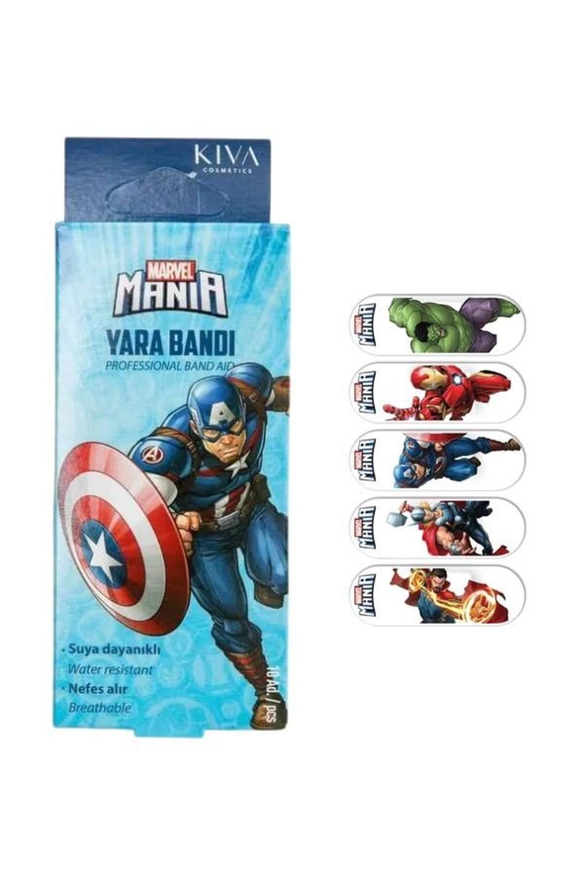 Marvel Captain America Yara Bandı 10'lu