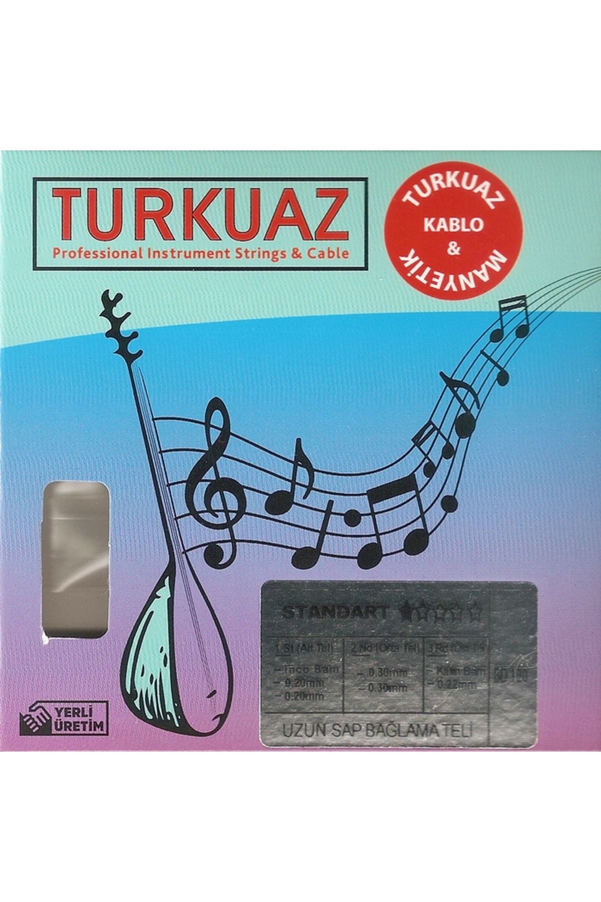 Turkuaz-Bd120 Uzun Sap Bağlama Teli 020 Paslanmaz Takım Tel 1