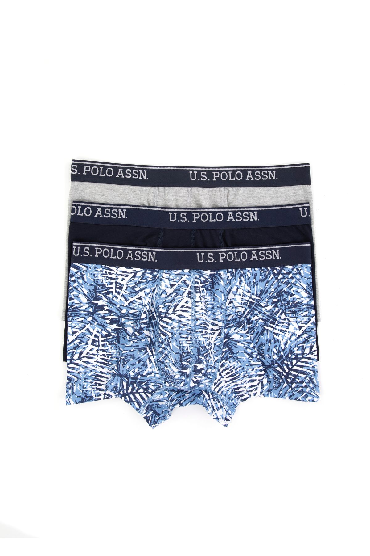 U.S. Polo Assn.-طقم بوكسر رجالي 3 قطع 50301683 -vr036 2