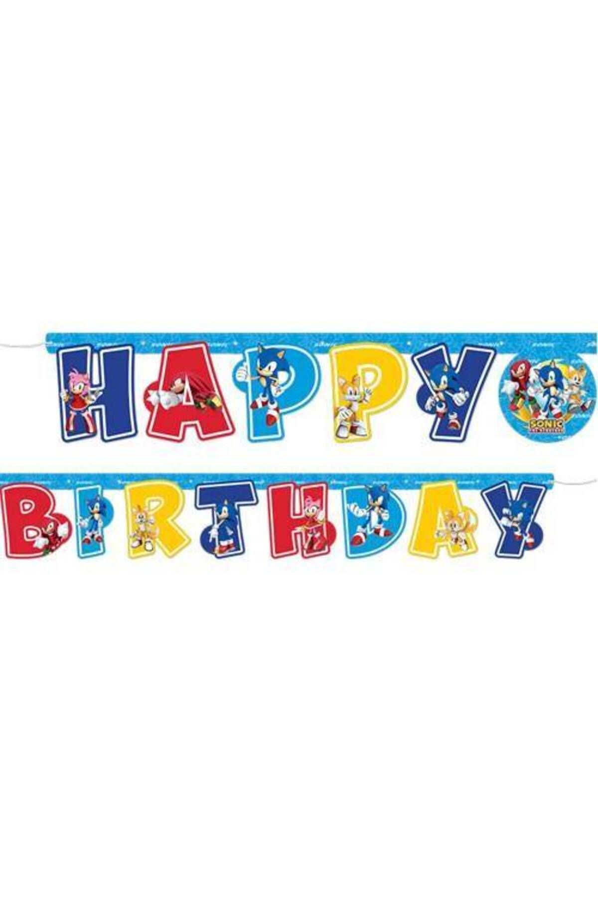 Store Sonic Boom Happy Birthday Yazısı 210 cm