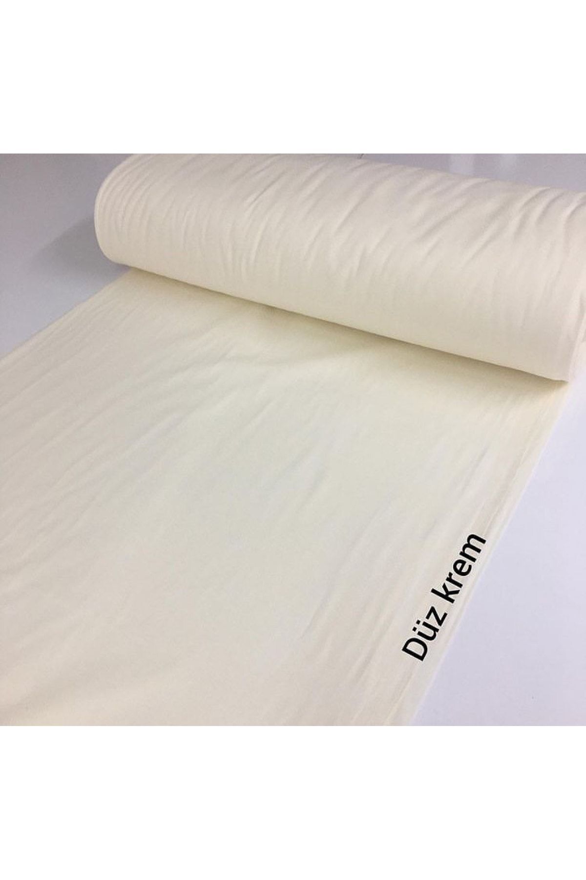 Bebek Özel-1 Top (30 Meters) 100% Cotton Poplin Fabric Plain Cream (Width 240 cm) 1