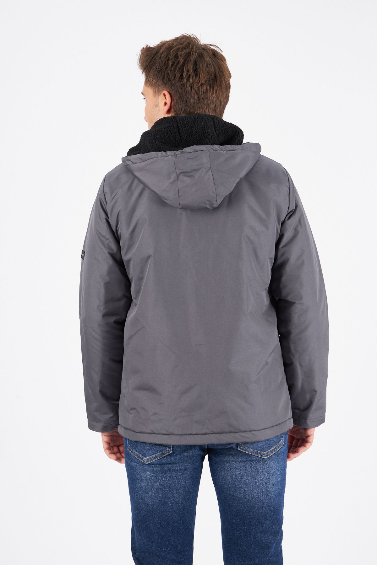 Aypa-Winter Jacket - Gray - Regular fit 7