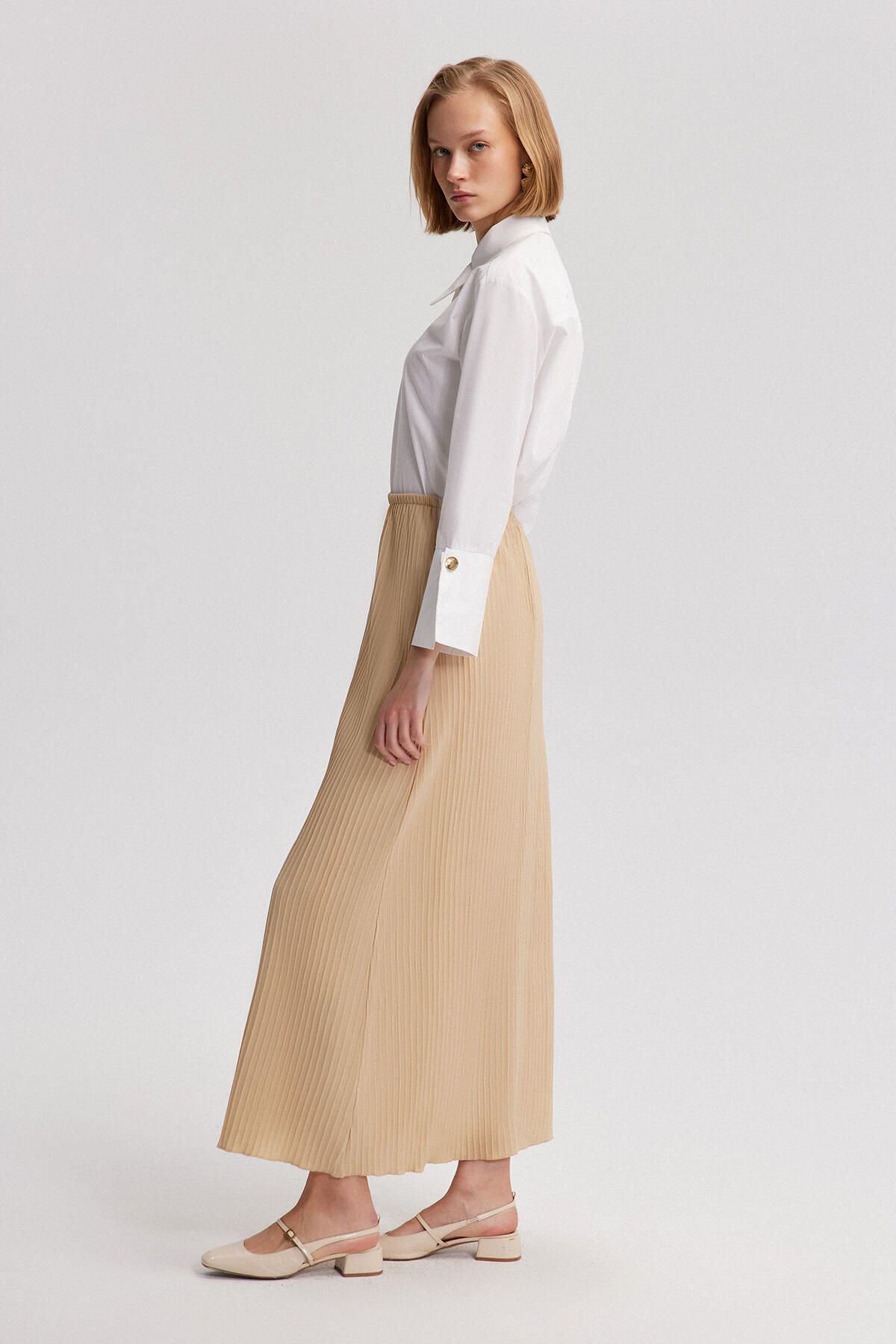 Touché Privé-Modest Skirt - Beige - Regular 5