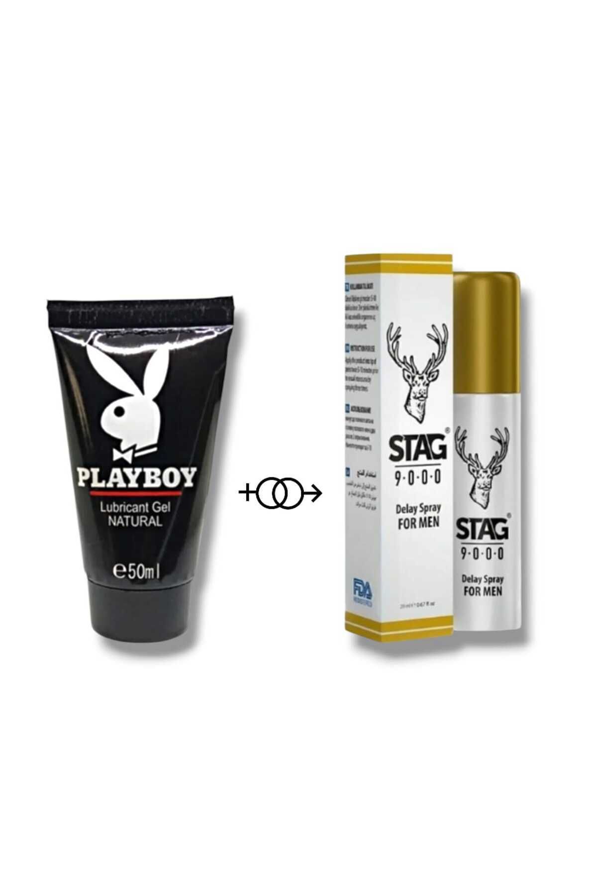 Playboy Kayganlaştırıcı Jel 50 ml + Stag Gecìktìrìcì Sprey