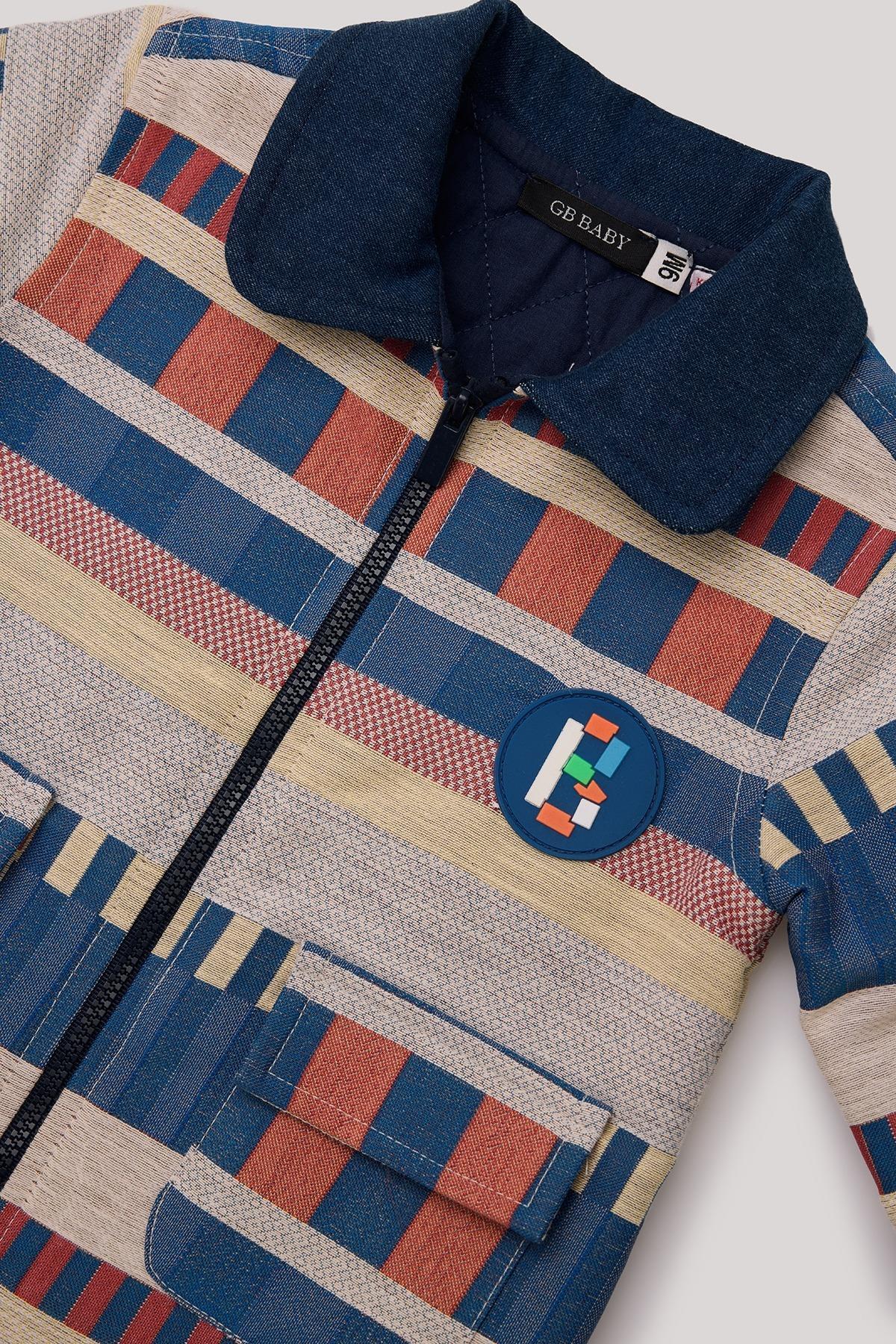 GB Baby BG Store Erkek Bebek Renkli Ceket fotoğrafı 3 (önizleme)