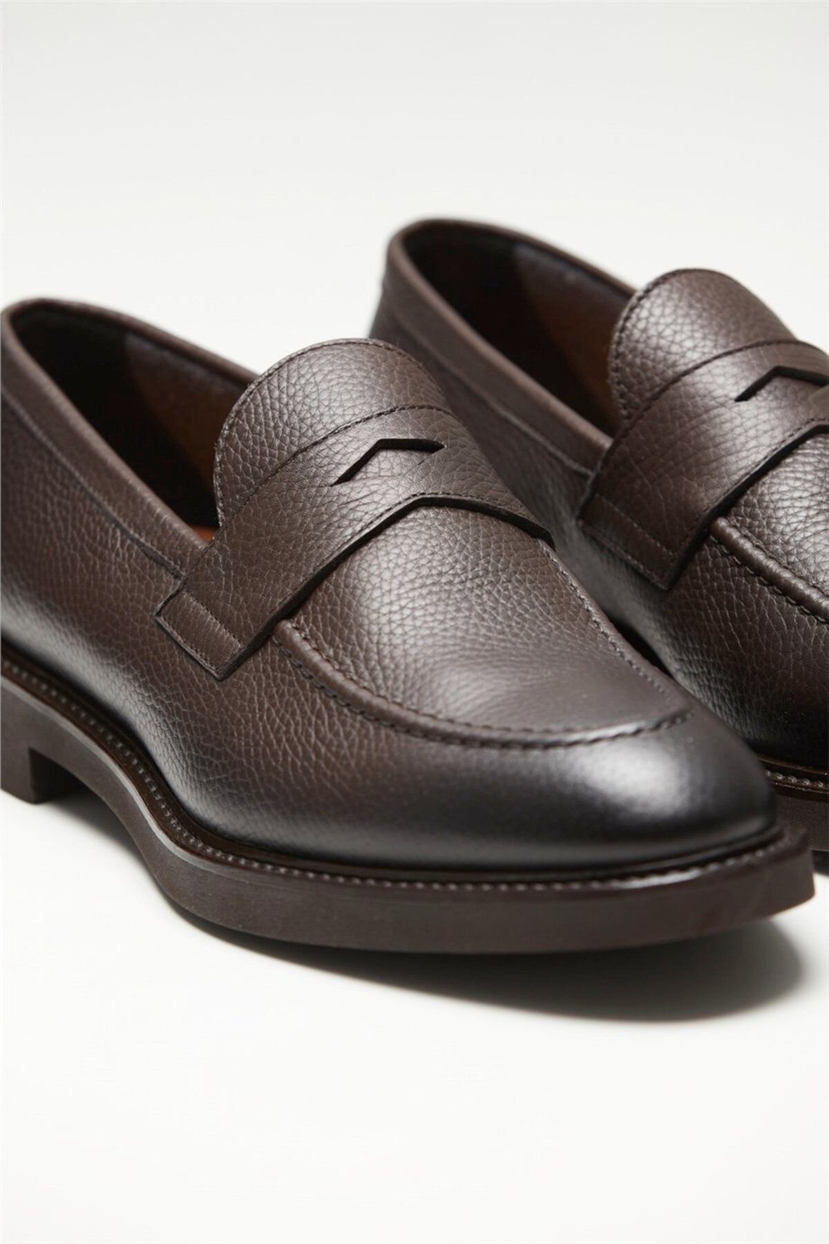 Doucals-Brown Loafer Men's Leather Shoes 3