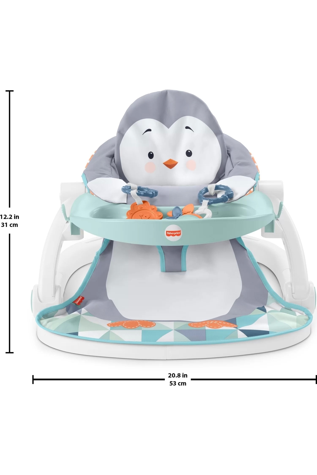 Mattel Fisher-price Tepsili Ana Kucağı - Penguen Adası, Mama Tepsisi Hayvan Temalı Taşınabilir Ana Kucağı fotoğrafı 7 (önizleme)