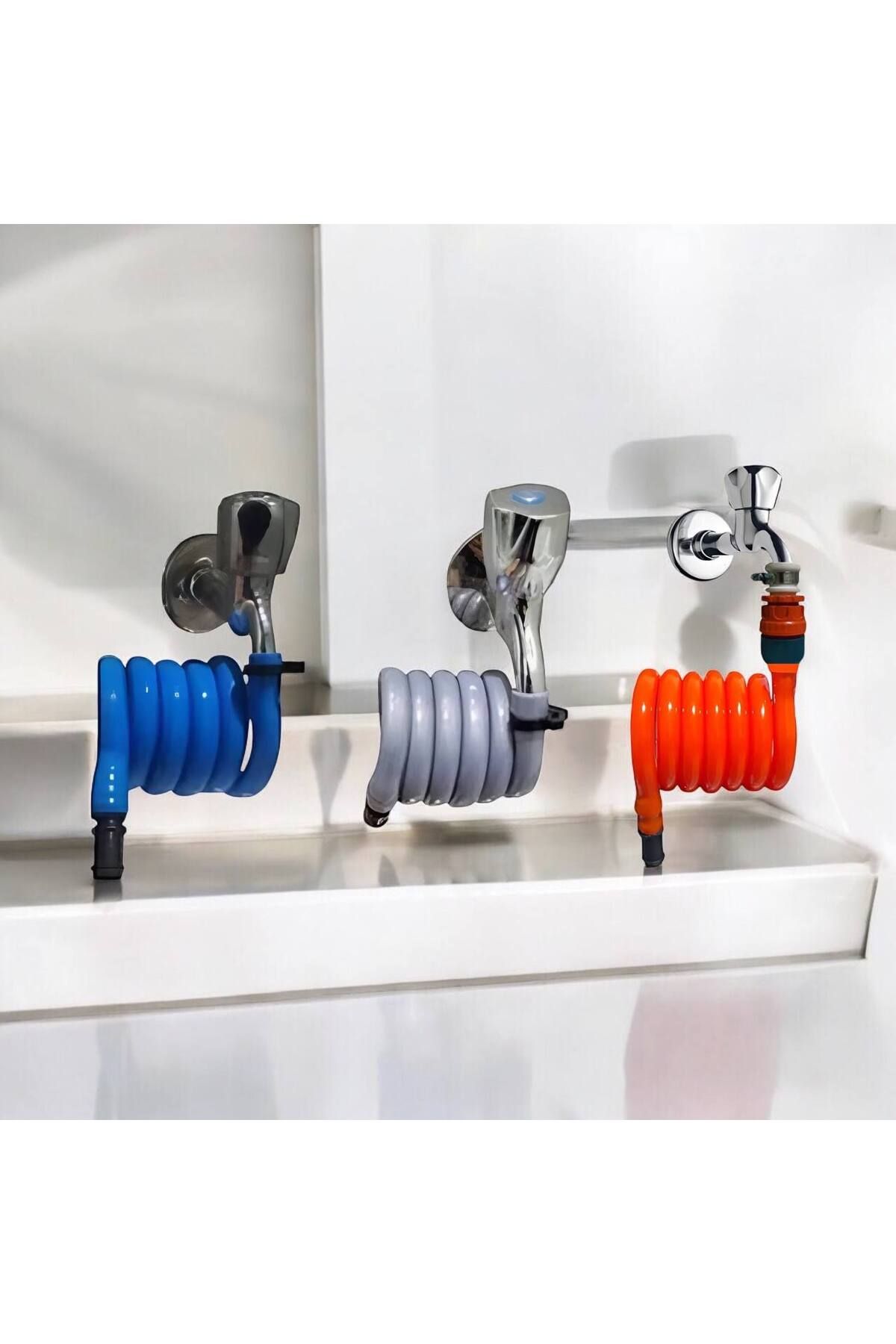 Metler-Wc Hose Toilet Bidet Hose Foldable Floor Free Hose Set 3 Pcs 4