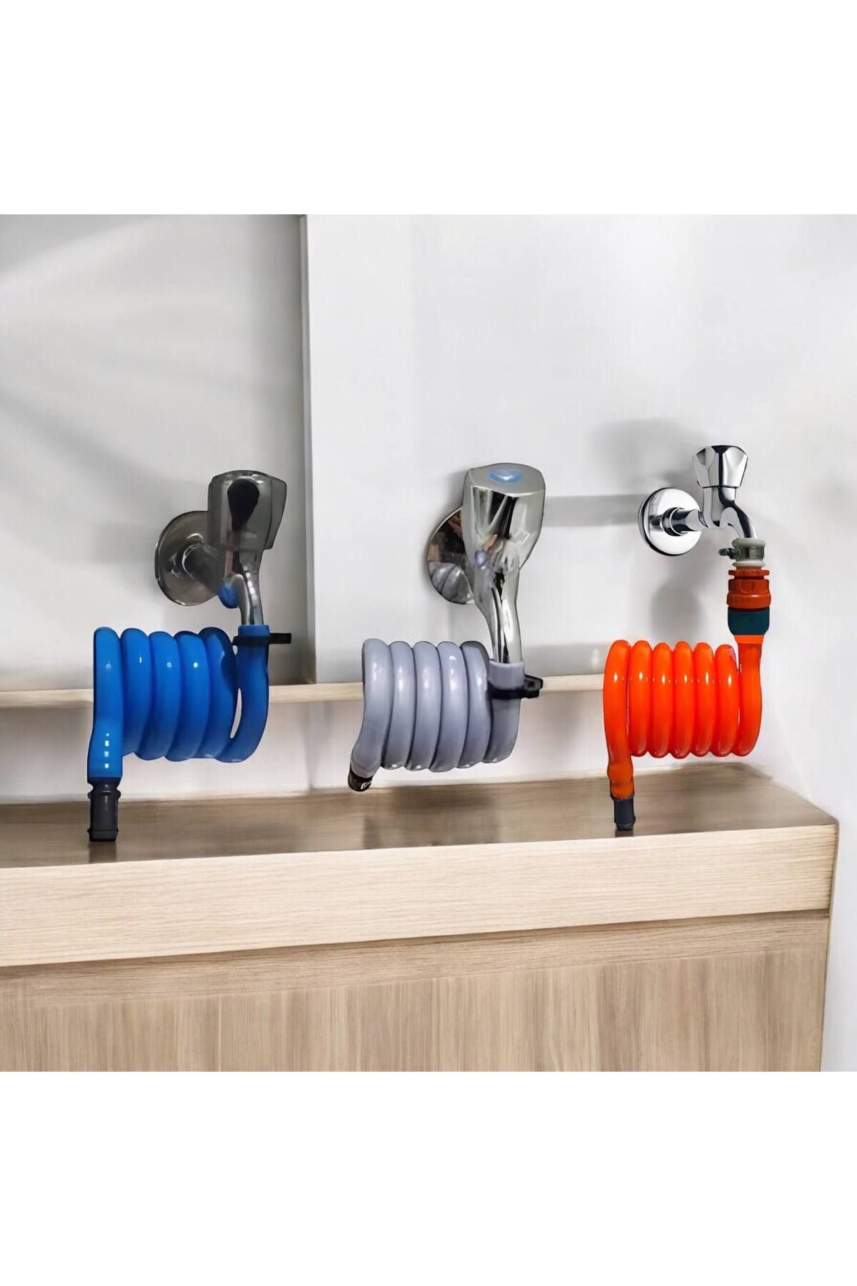 Metler-Wc Hose Toilet Bidet Hose Foldable Floor Free Hose Set 3 Pcs 3