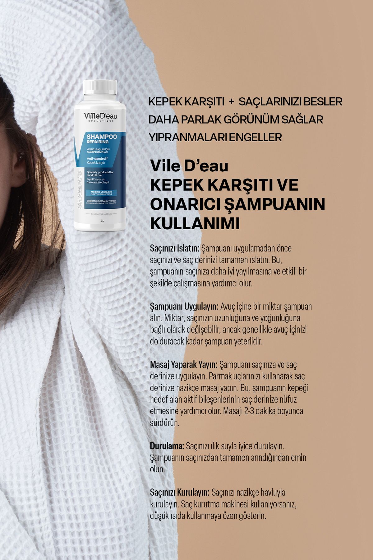 VilleD'eau Kepek Karşıtı Ve Şampuanı 100 ml [seyahat Boyu]-8