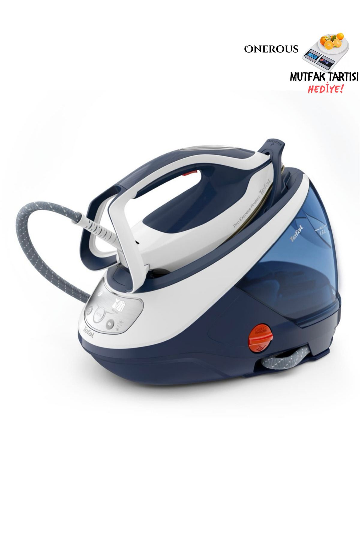 TEFAL Pro Express Ultra Güçlü Buhar Teknolojili Premium Buhar Kazanlı Ütü, Hassas Kumaşlara Uygun Taban