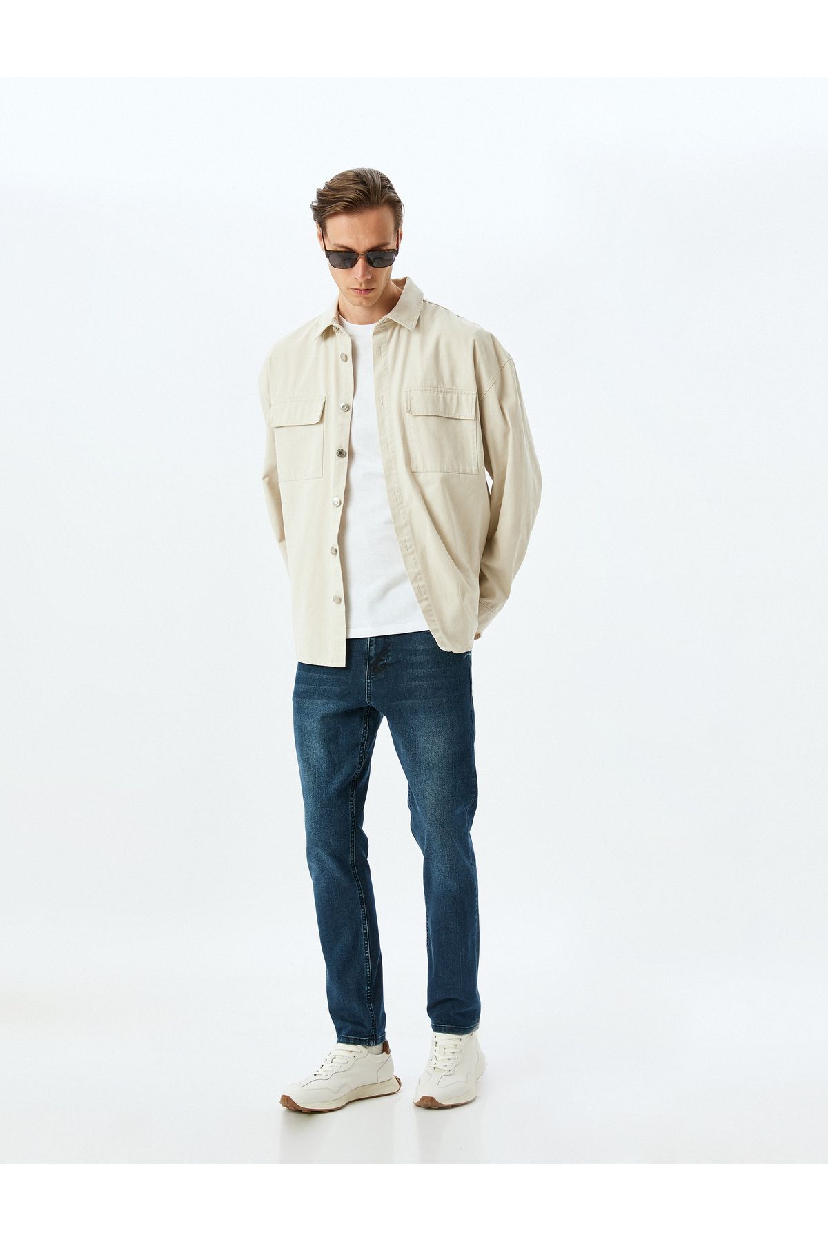 Koton Yeni Sezon Slim Fit Kot Pantolon - Brad Jean