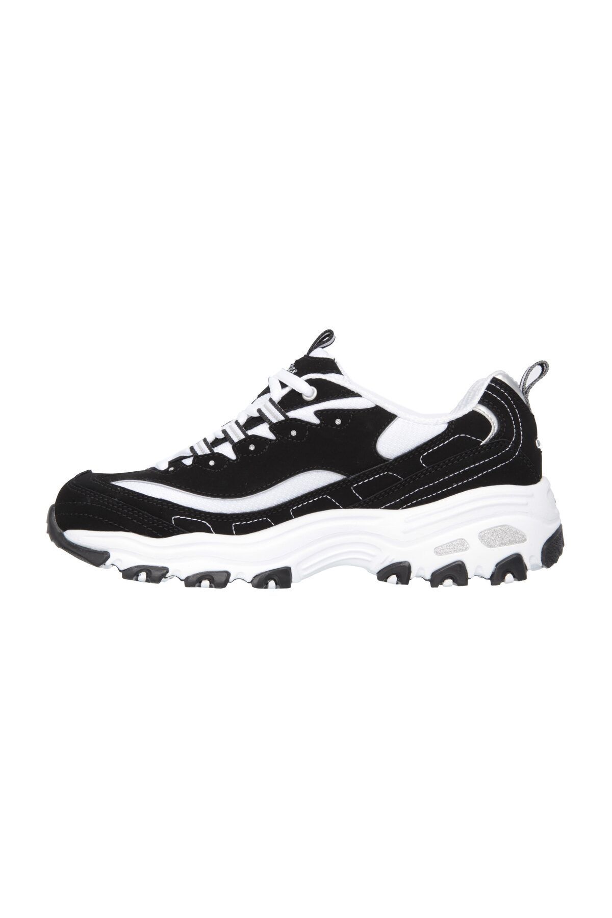 SKECHERS-D'LITES-BİGGEST FAN Schwarze Damen-Sneaker - 11930 BKW 9