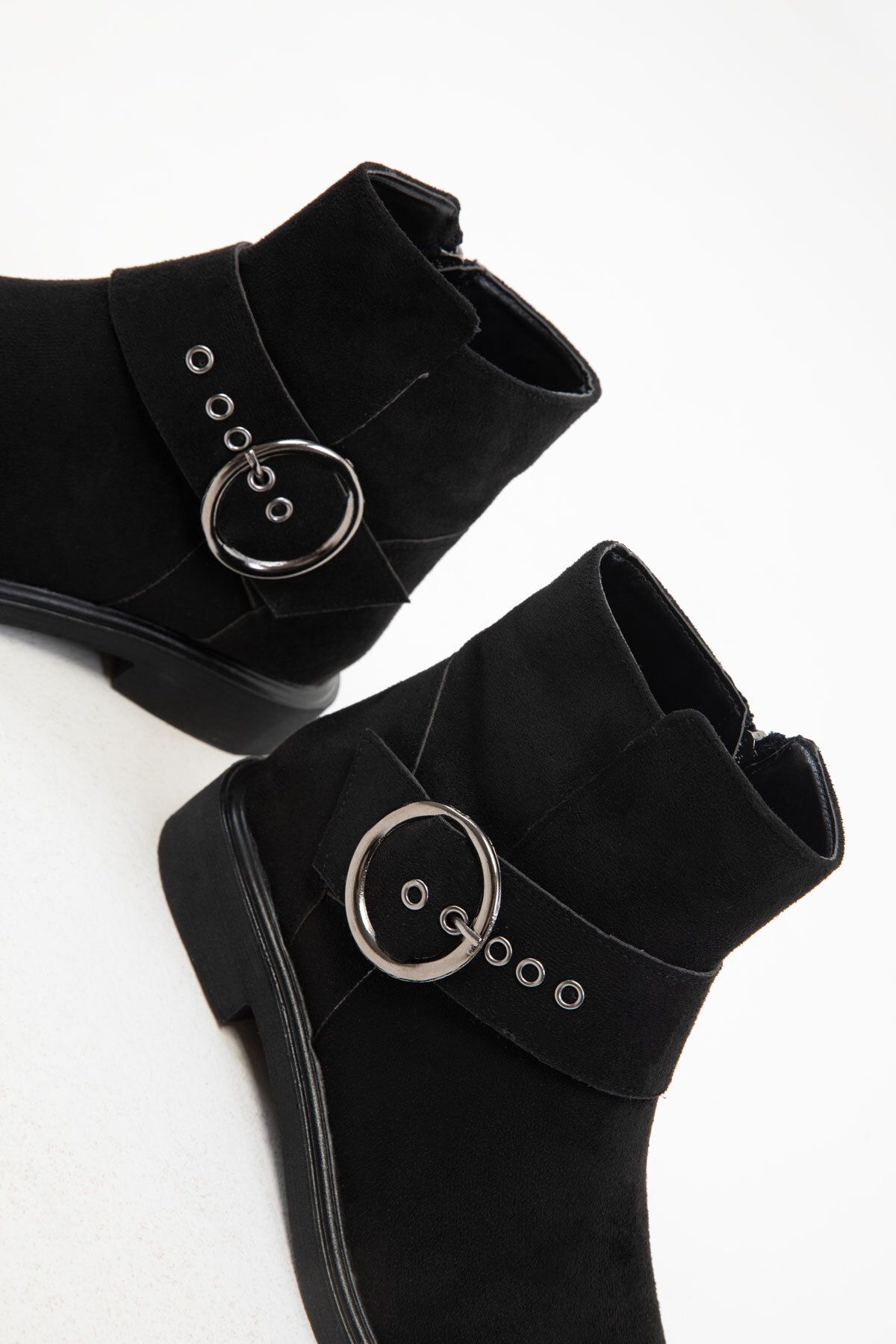 SOHO-Semišové dámské boty - Černá 20015 Model Bootie 2