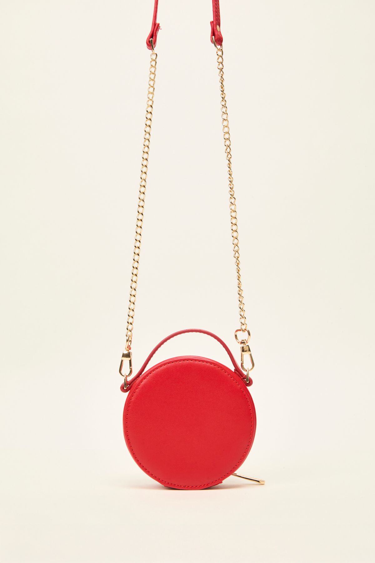 Ted Baker-Crossbody Round Small Bag with Red Strap 8267 3
