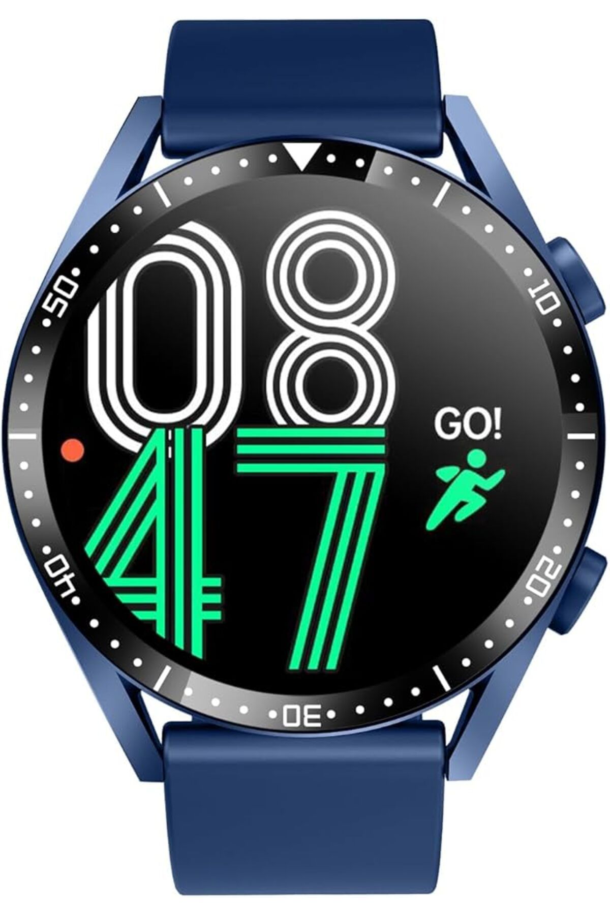 X.Cell-Classic 3 Talk Lite Smartwatch, HR/BP/Oxygen Monitor, Call Function, IP67, 1-Week Battery - Blue 1