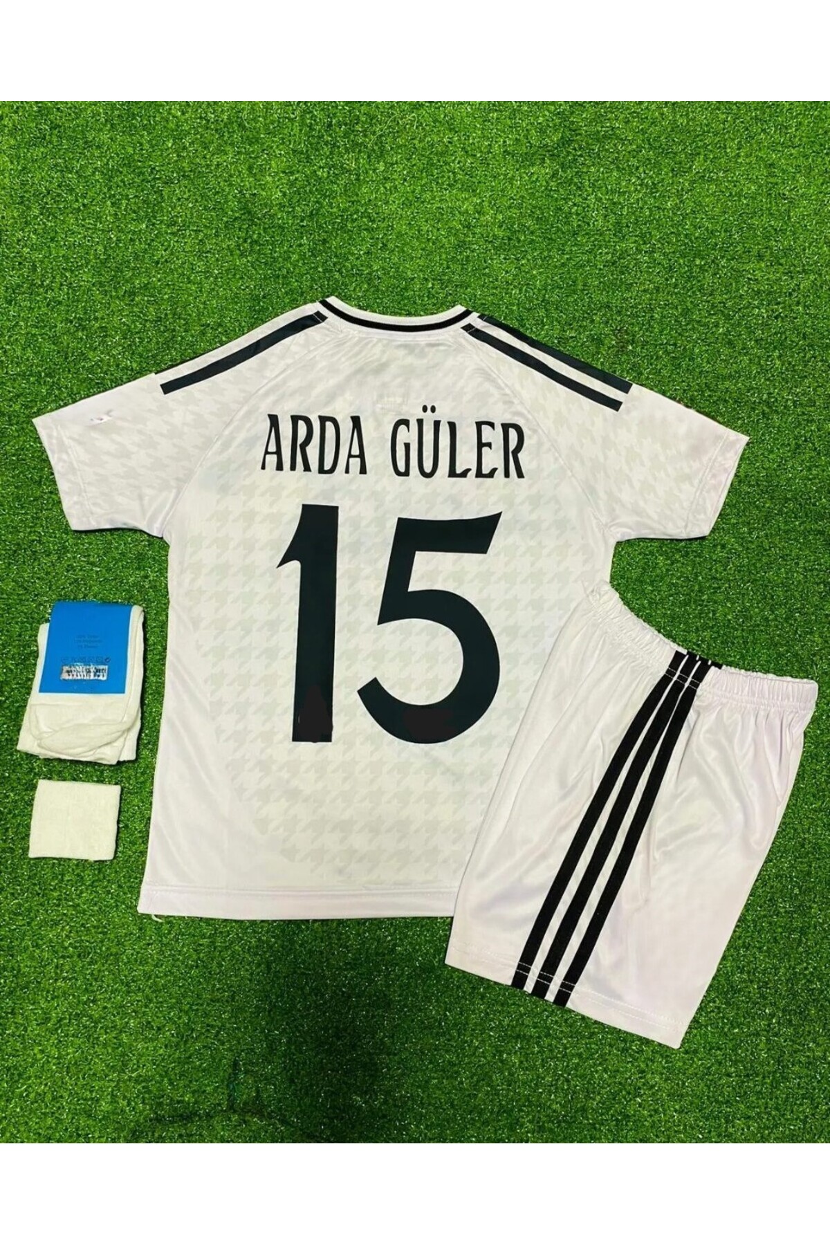 BARBITOS 2024/25 Yeni Sezon Arda-güler Iç Saha Çocuk Beyaz Forması 4 Lü ...