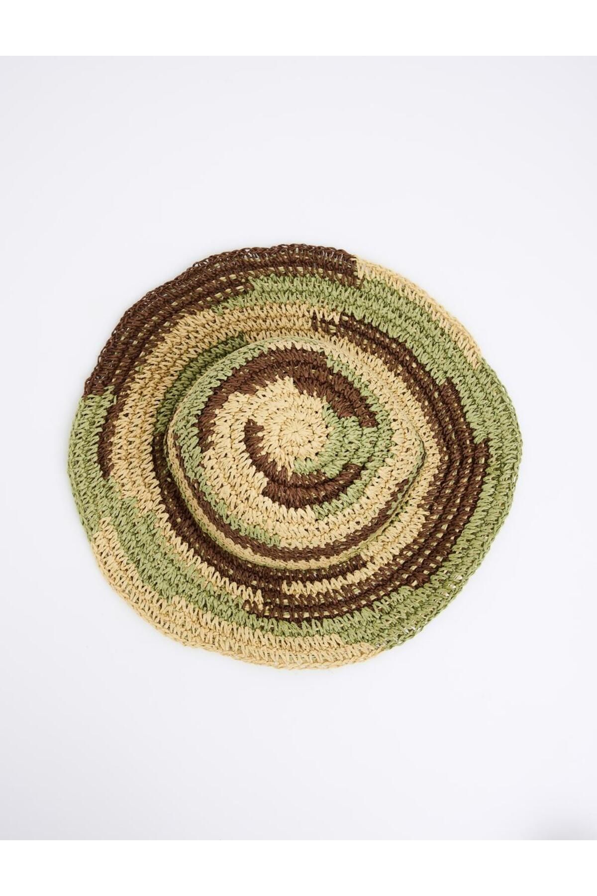 Jimmy Key-Ethnic Patterned Straw Hat - Mixed 3
