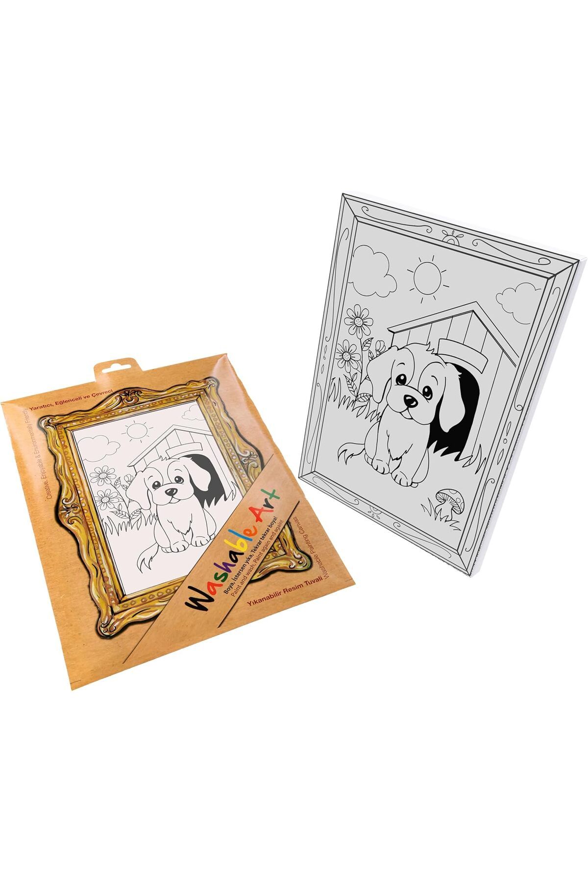 STOREMAX daliashops Çocuk Funny Mat -Washable Art - Köpek strshop 990396