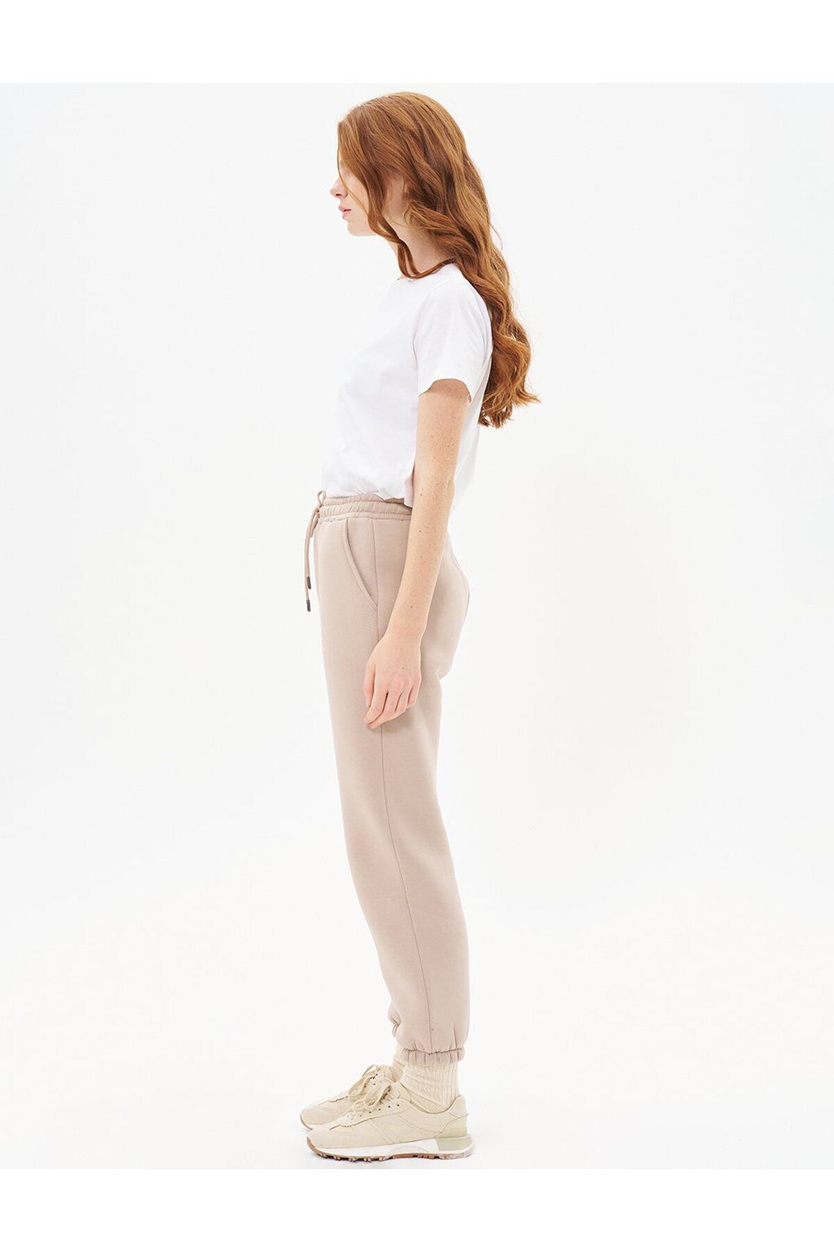 Kayra-Stone Color Jogger Pants - 3 Thread 2