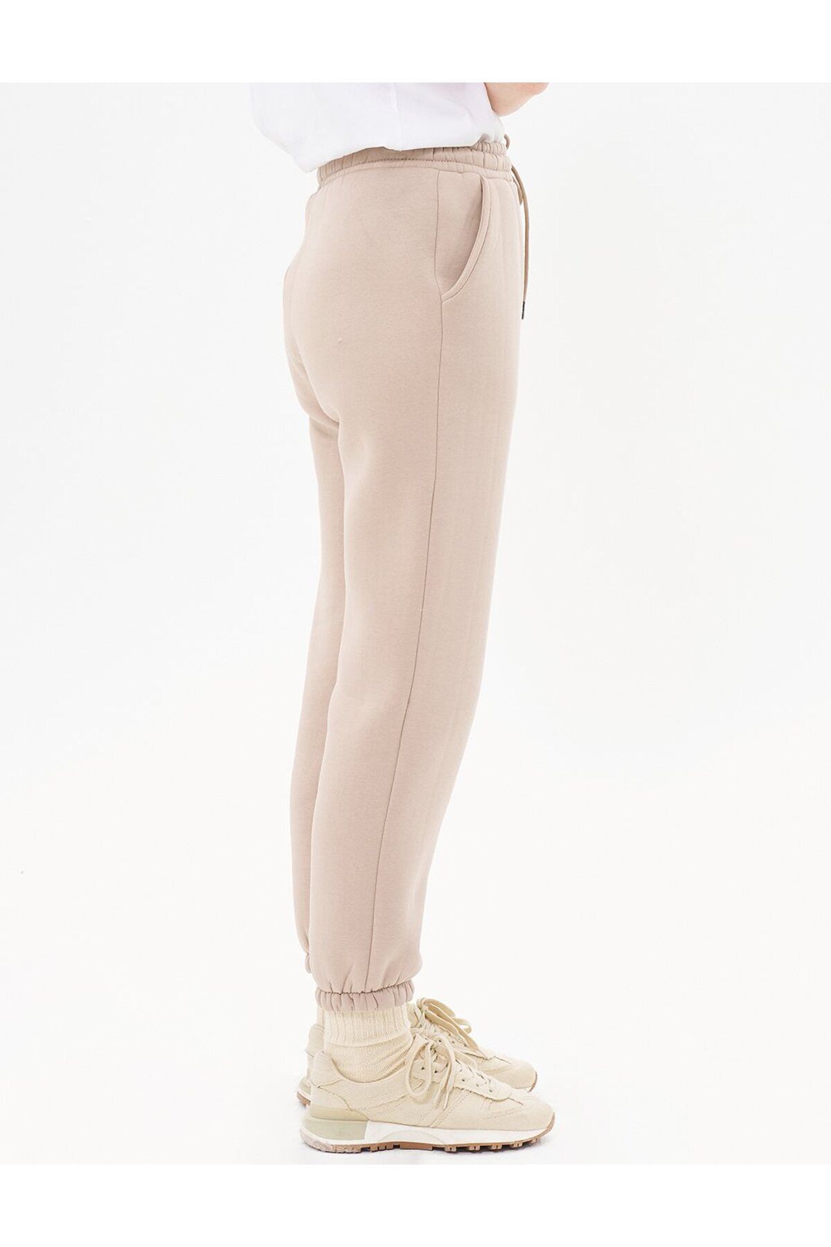 Kayra-Stone Color Jogger Pants - 3 Thread 5