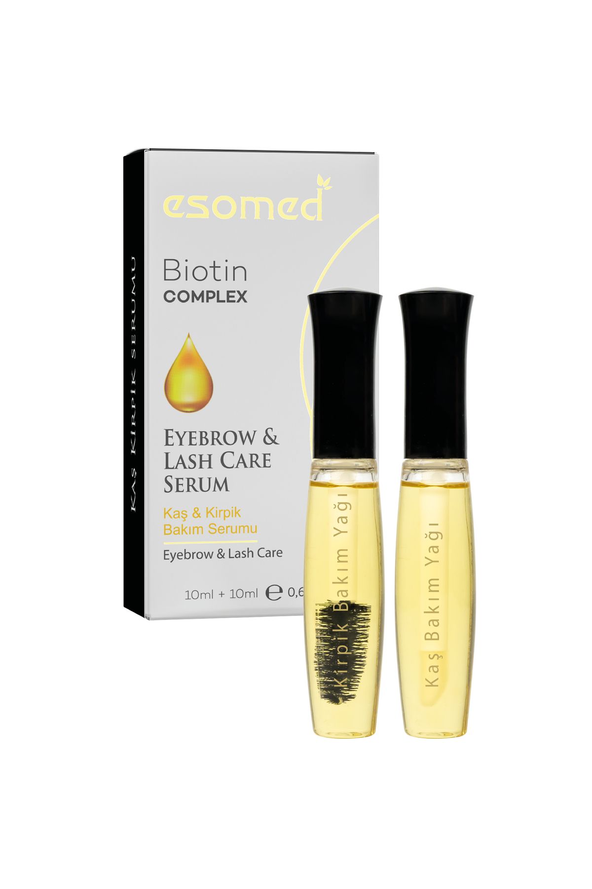 Esomed-Eyebrow and Eyelash Serum, Nourishing, Strengthening Biotin, Argan and Vitamin B5-B7 20 ml 1