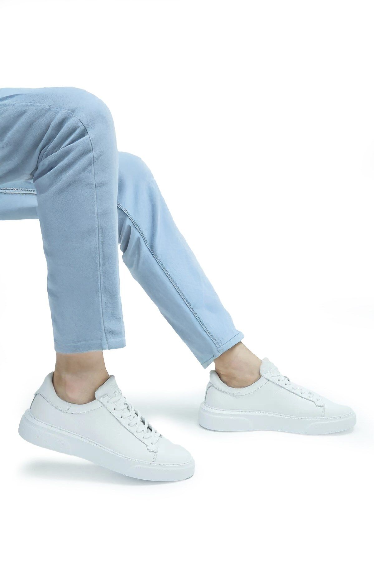 stilfest Günlük Bağcıklı Spor Ayakkabı Sneaker Beyaz