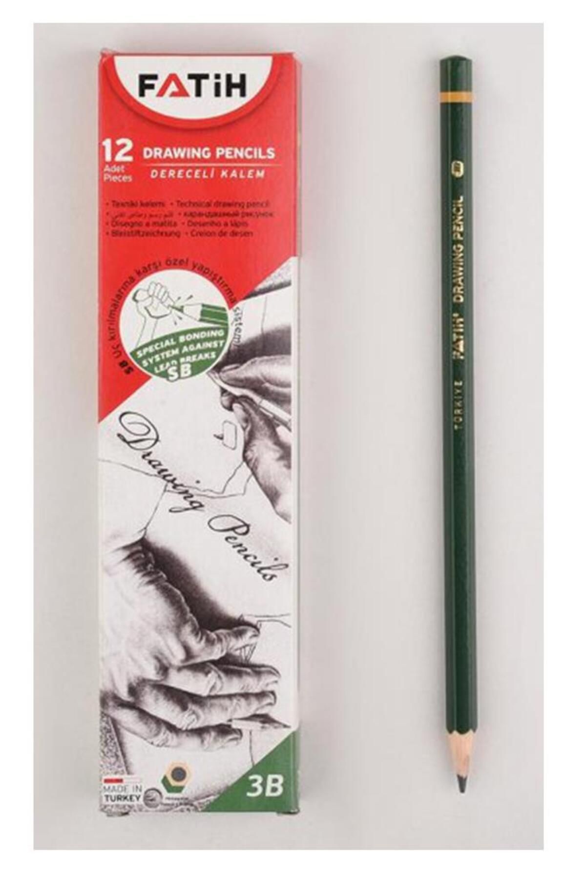 Artlantis-Art Marker Fatih Graduated Pen Set Charcoal Set 2H 3H 4H 5H 6H Set of 11 Exam Eraser and Hamu 7