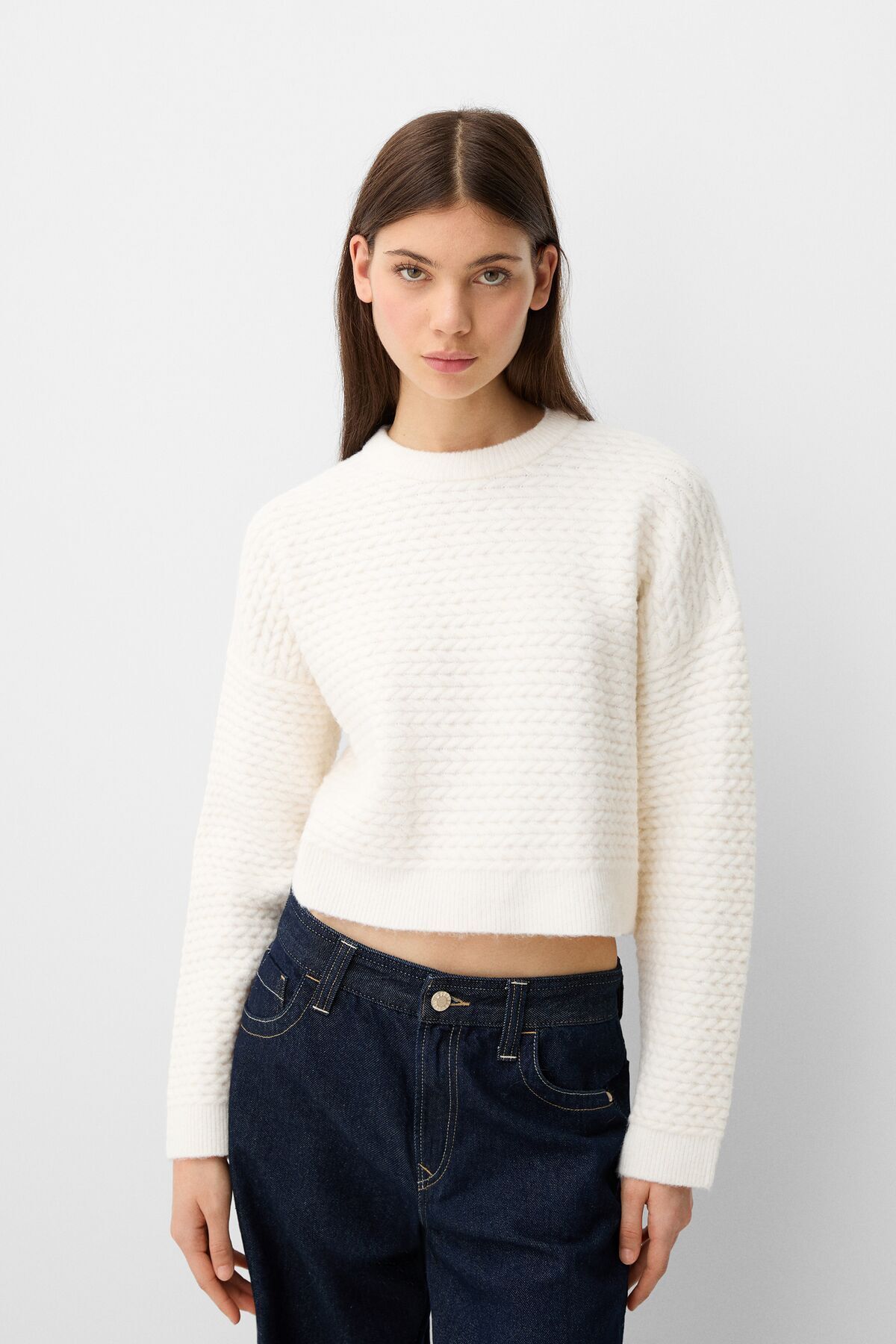 Bershka-Herringbone sweater 1