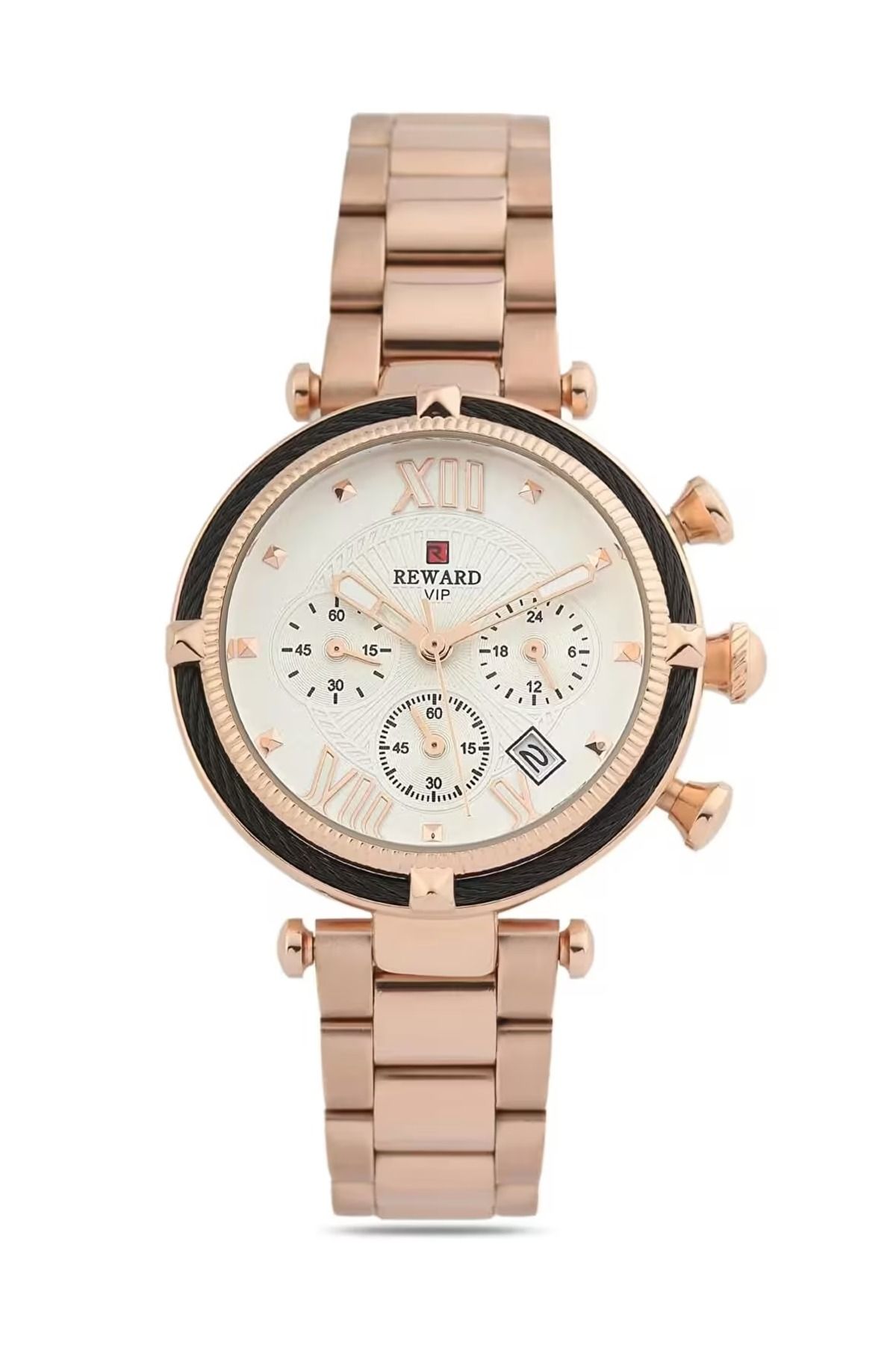 Reward-Rwa 000695    Functional Rose Gold Women's Wristwatch with 2 Year Warranty 1