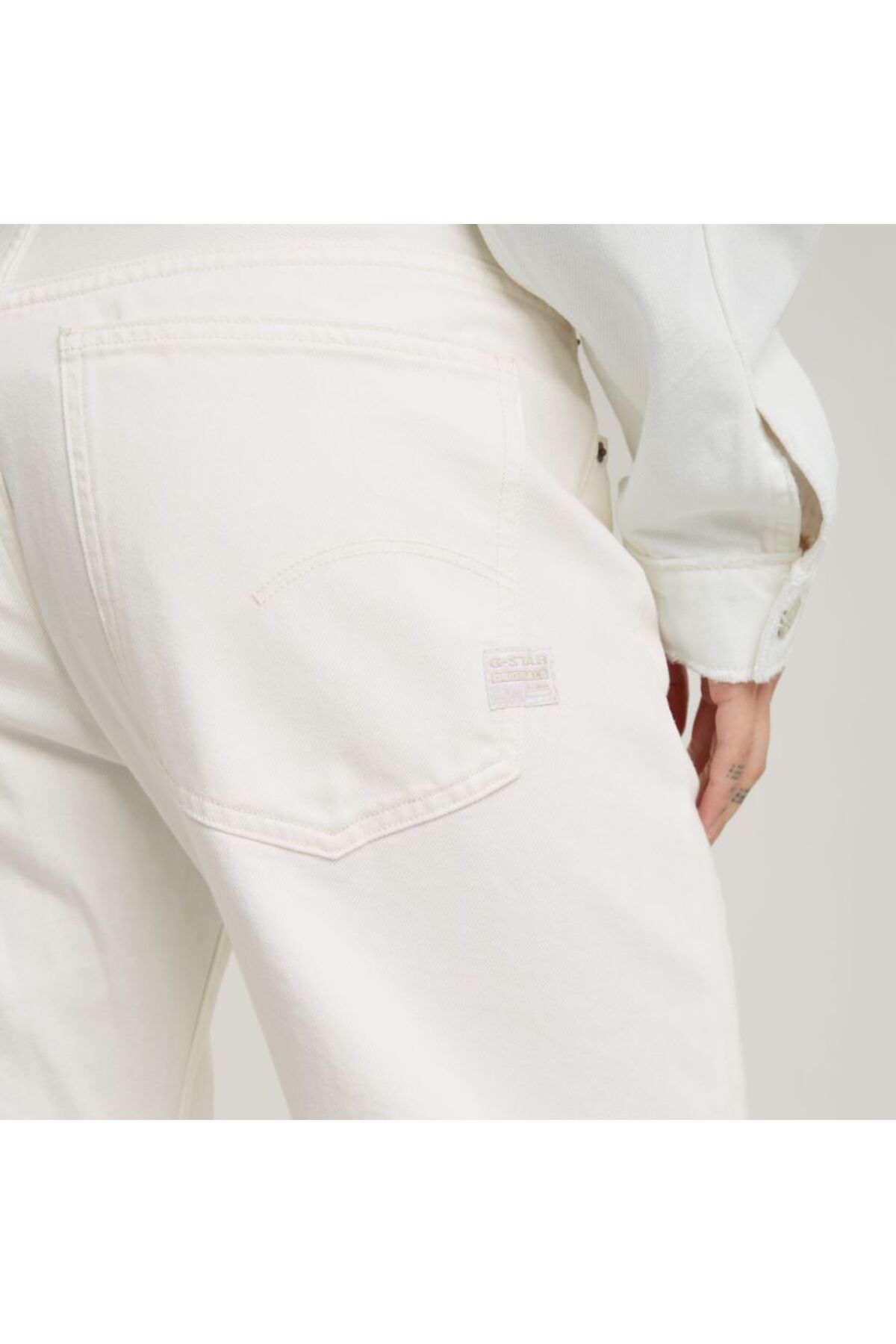 شلوار جین مردانه و زنانه BOWEY 3D دوست پسر مچ پا WMN G-STAR RAW