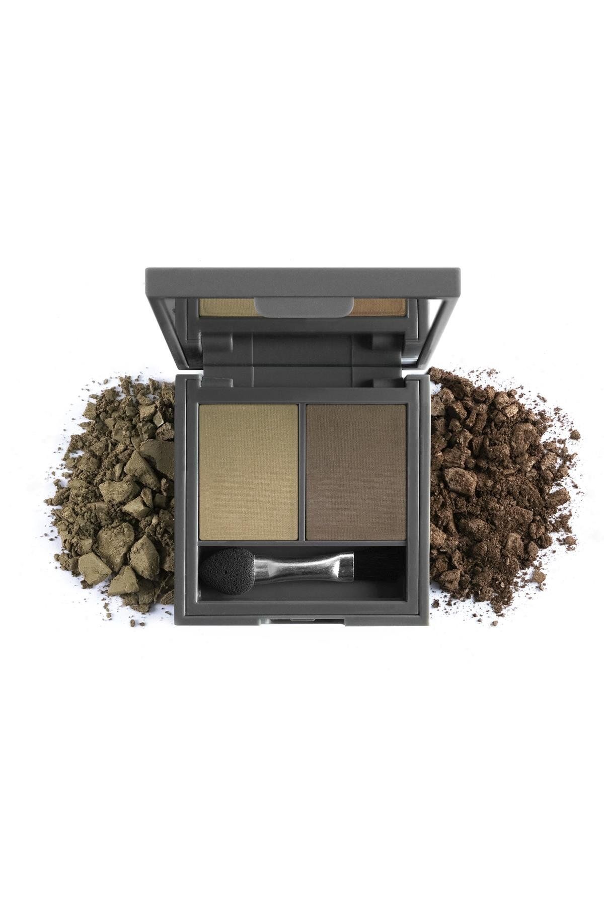 Eyeshadow - Duo Eyeshadow 203 Pearly Sage & Khaki 3 G Alix Avien