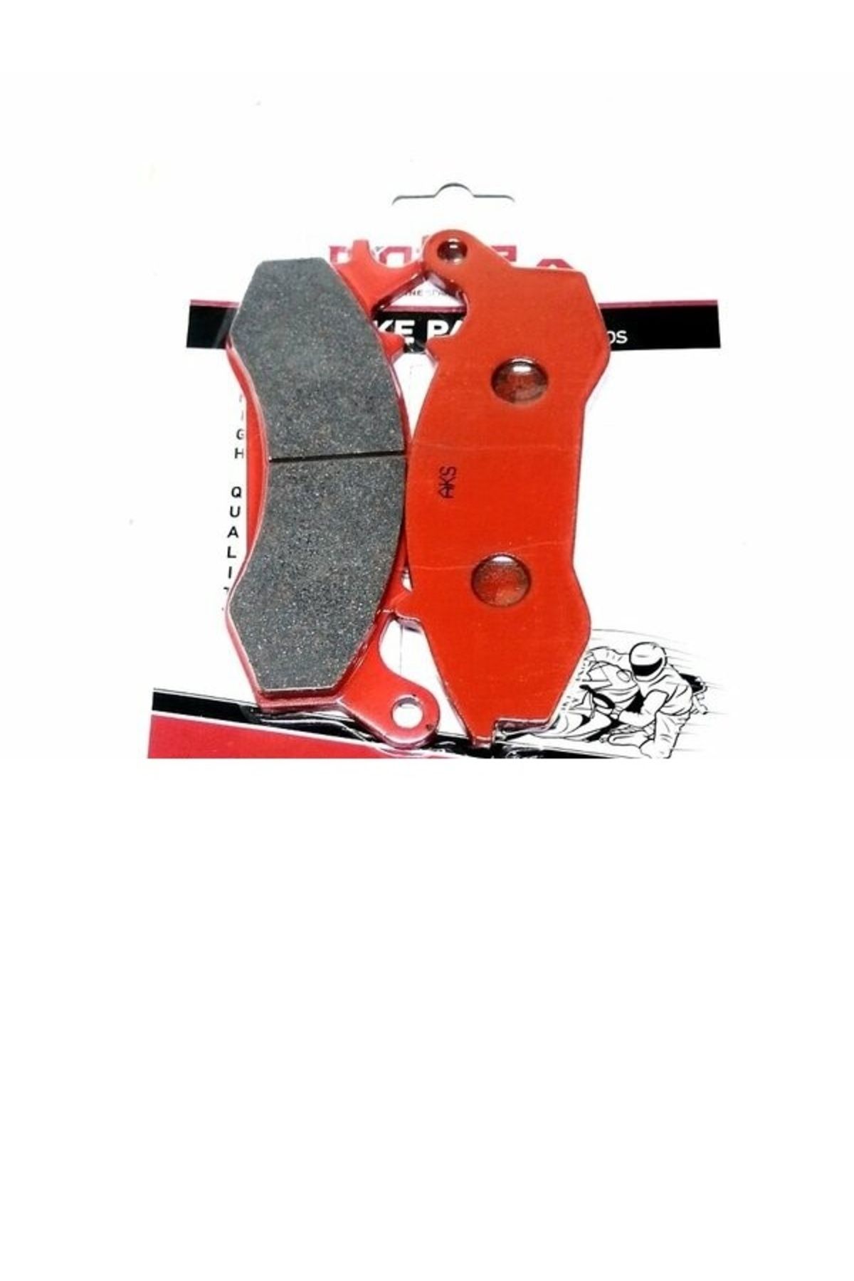 MOTORX Mondial Rx1 Evo Ön Fren Disk Balatası (Kırmızı)