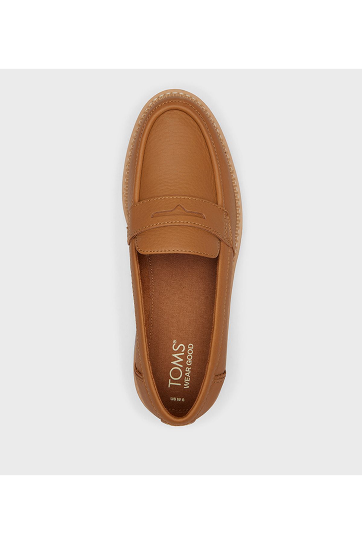Toms-حذاء مسطح كاجوال باللون البني 2