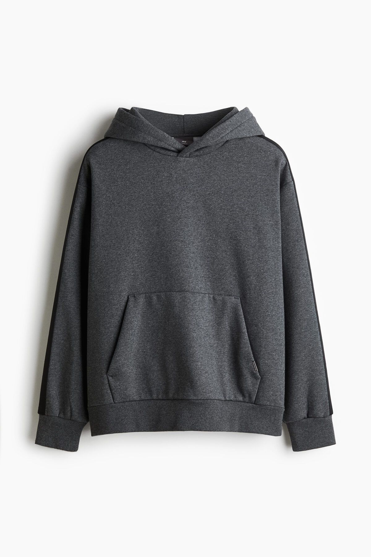 سویشرت خاکستری مردانه از دست دادن با راه و کاپوت دهید H M H&M