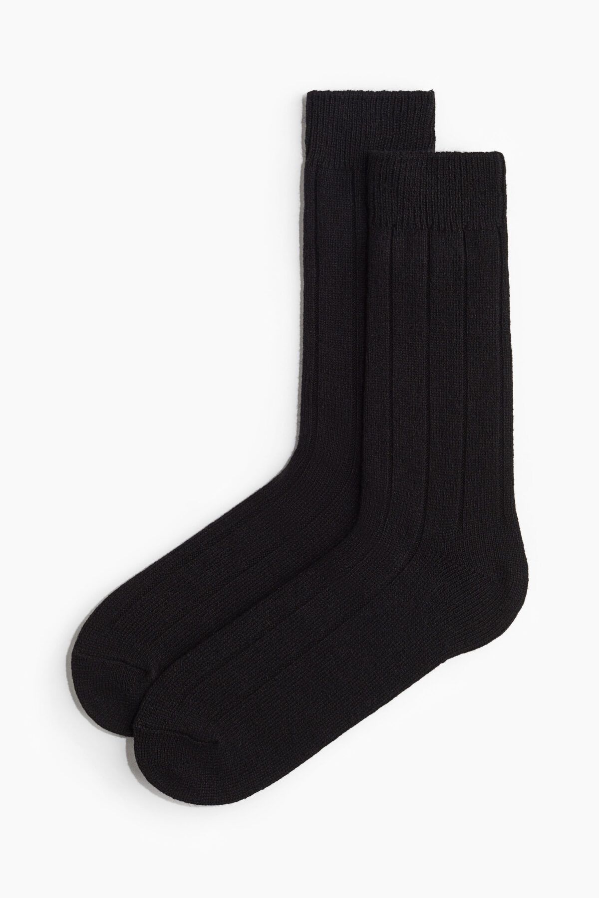 جوراب مشکی مردانه بافته تایر اورجینال H M H&M