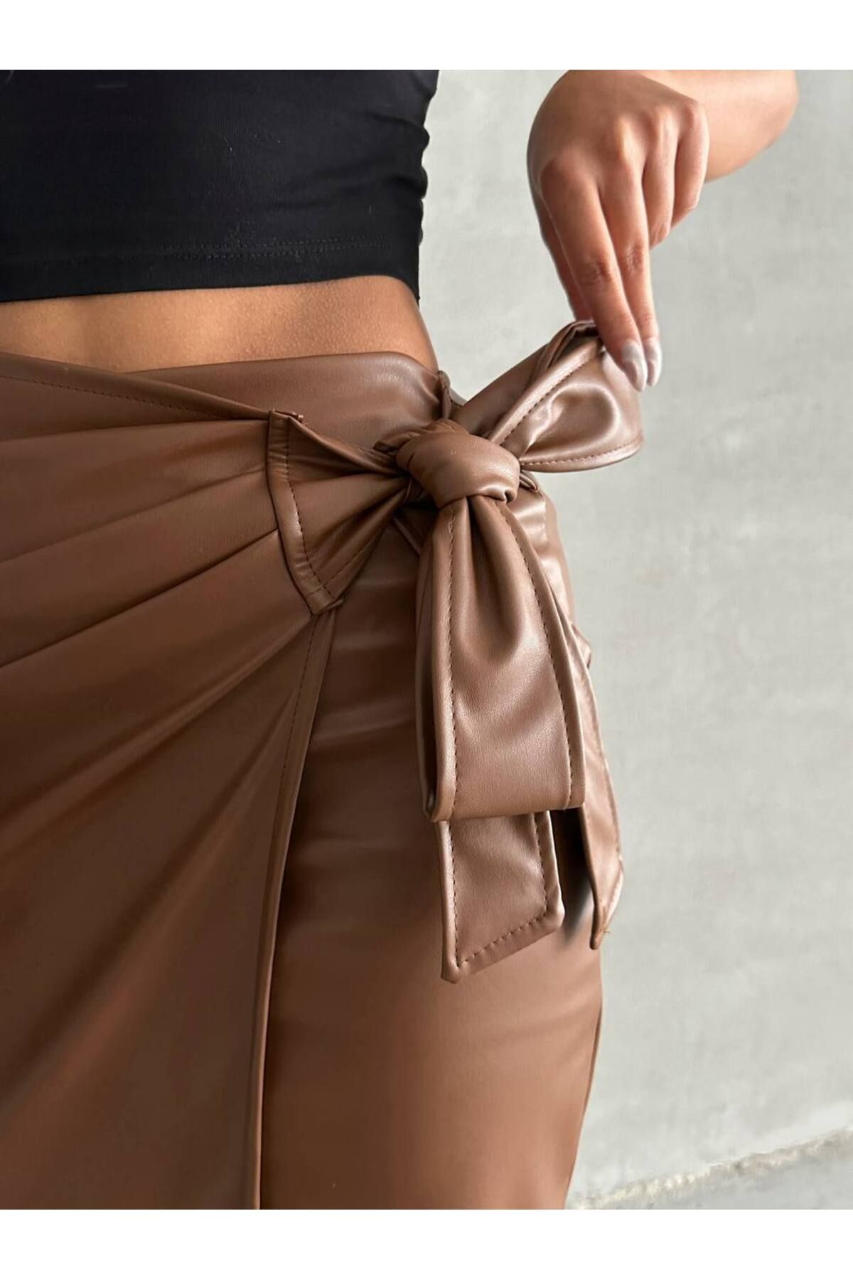 prova-Long Belted Skirt - Misset24429 3