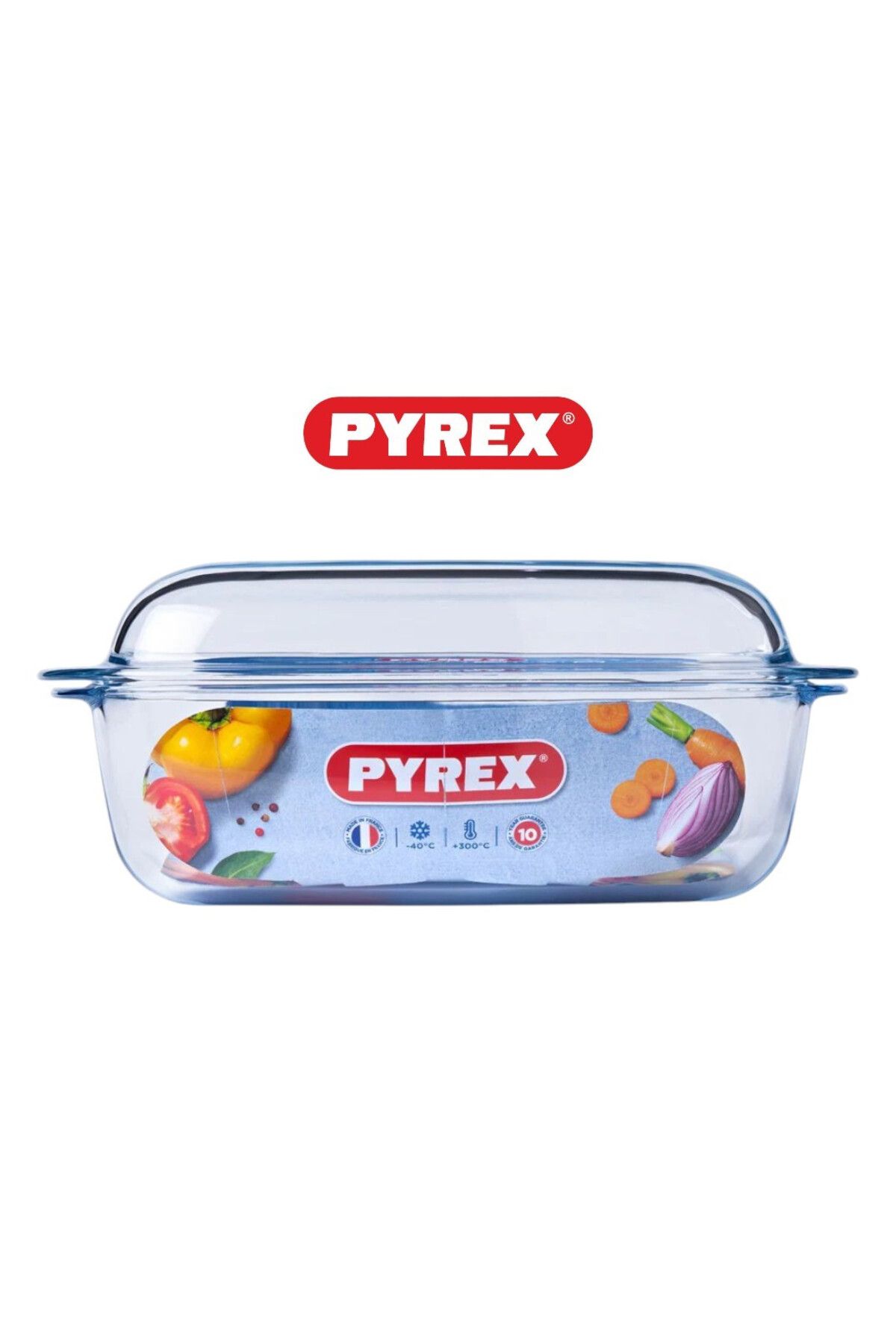 Pyrex-Essential Casseroles Rectangular 6.5L - Glass Dish for Baking, Roasting, and Serving 3