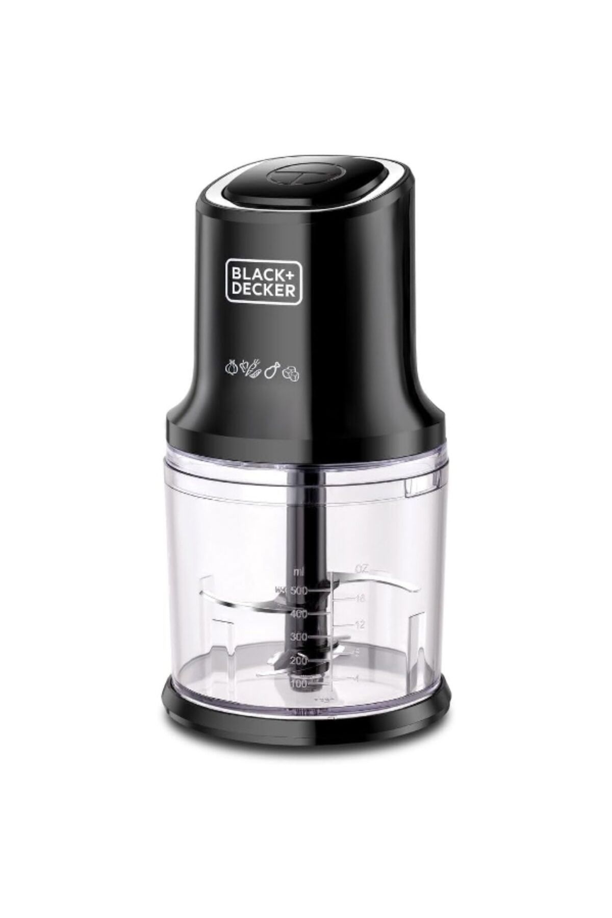 Black&Decker-500W 4-Blade Vertical Chopper 500ml FC500-B5 2