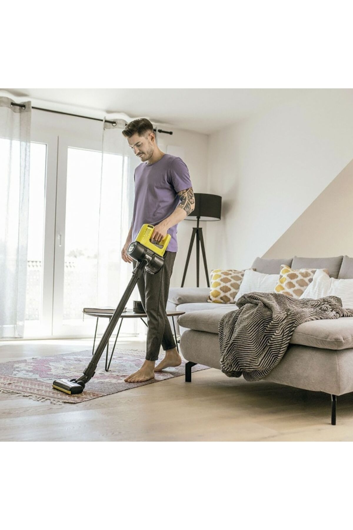 Karcher-21.6V VC4 Cordless Stick Vacuum Cleaner JE1.198-621 3