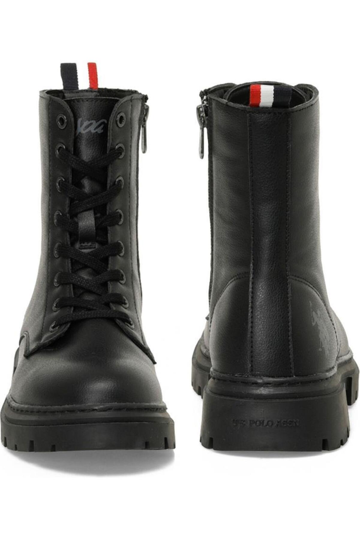 U.S. Polo Assn. U.S.POLO ASSN HALLES 4PR SİYAH COMFORT CASUAL ANATOMİK GÜNLÜK KADIN BOT görsel 4